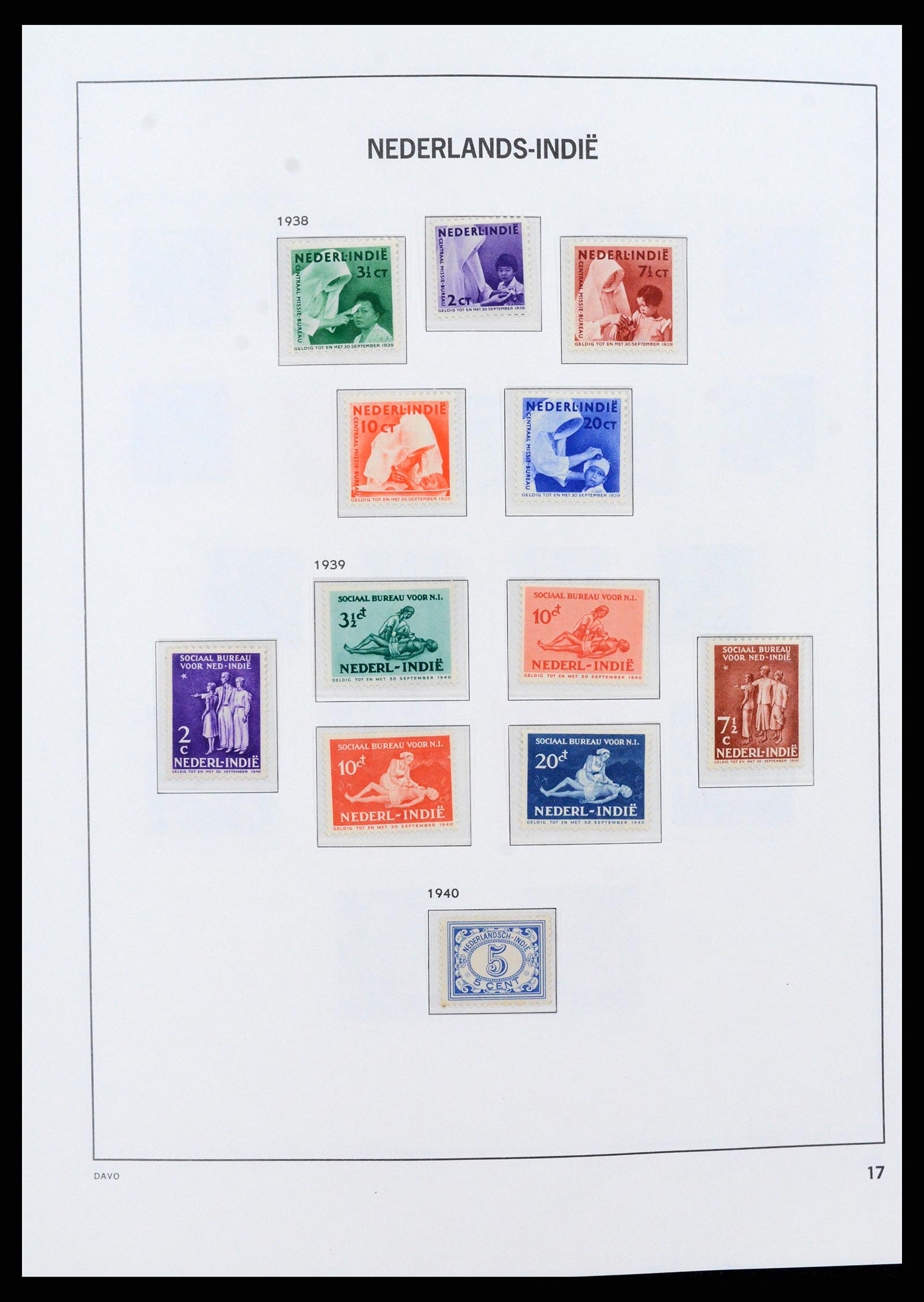 37430 017 - Postzegelverzameling 37430 Nederlands Indië 1864-1962.