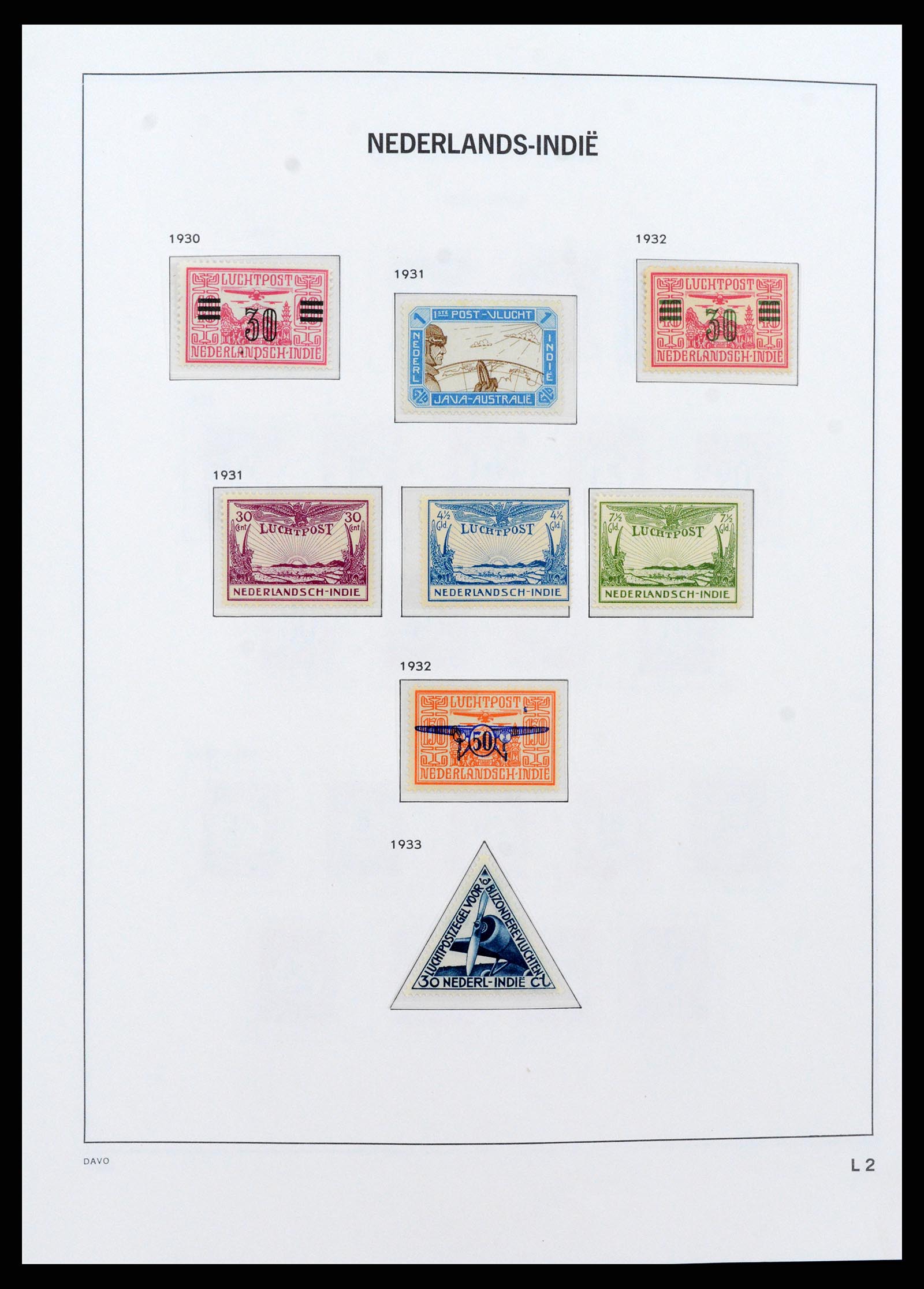 37430 025 - Postzegelverzameling 37430 Nederlands Indië 1864-1962.