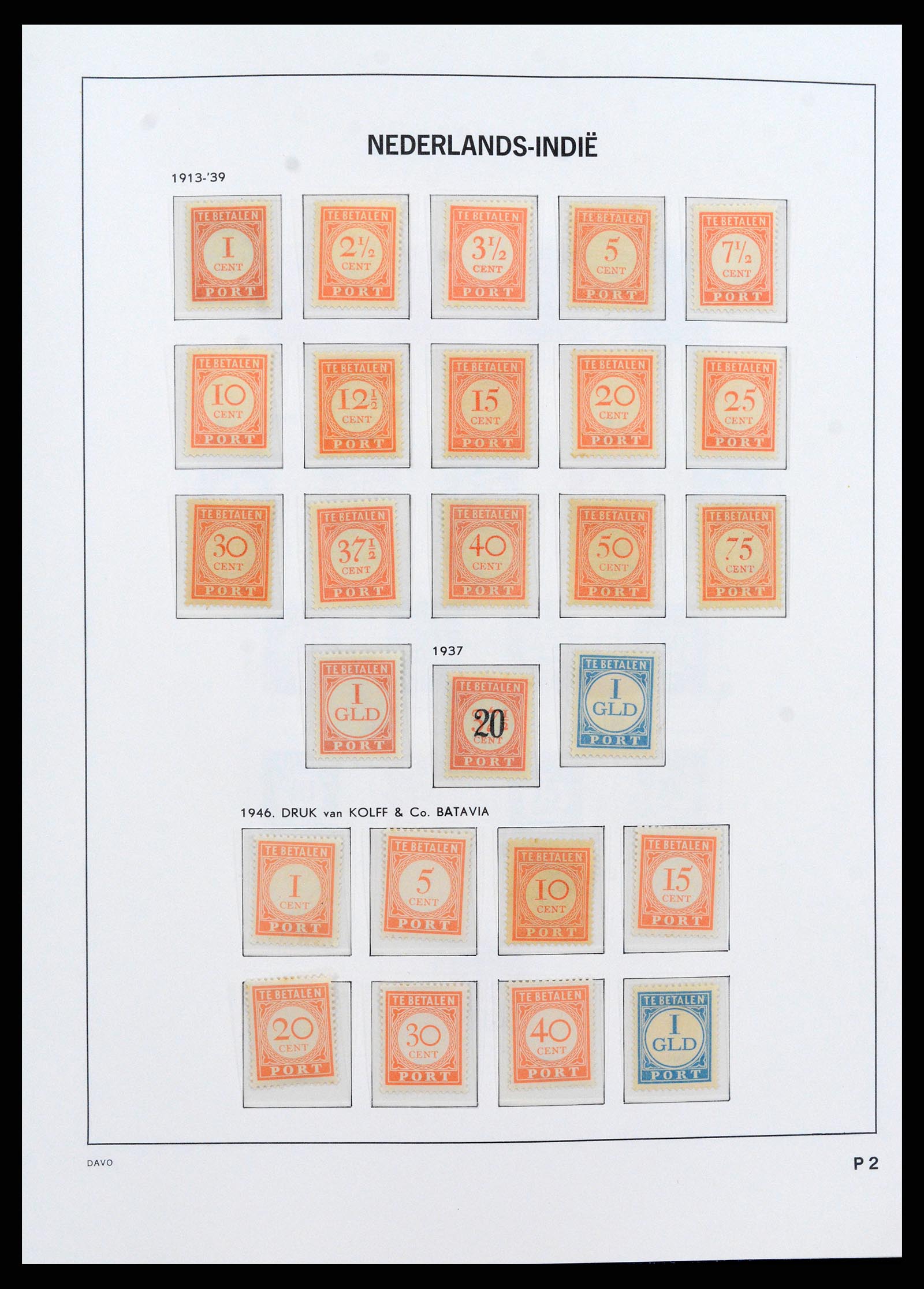 37430 027 - Postzegelverzameling 37430 Nederlands Indië 1864-1962.