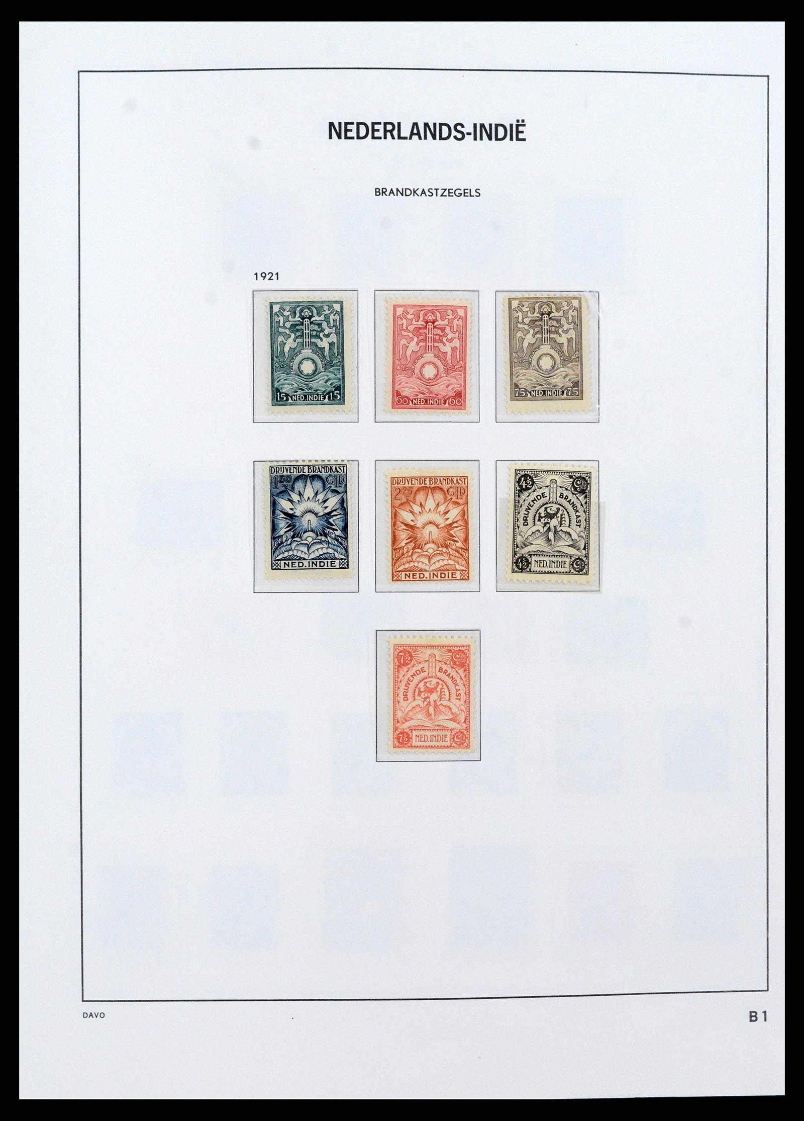 37430 029 - Postzegelverzameling 37430 Nederlands Indië 1864-1962.