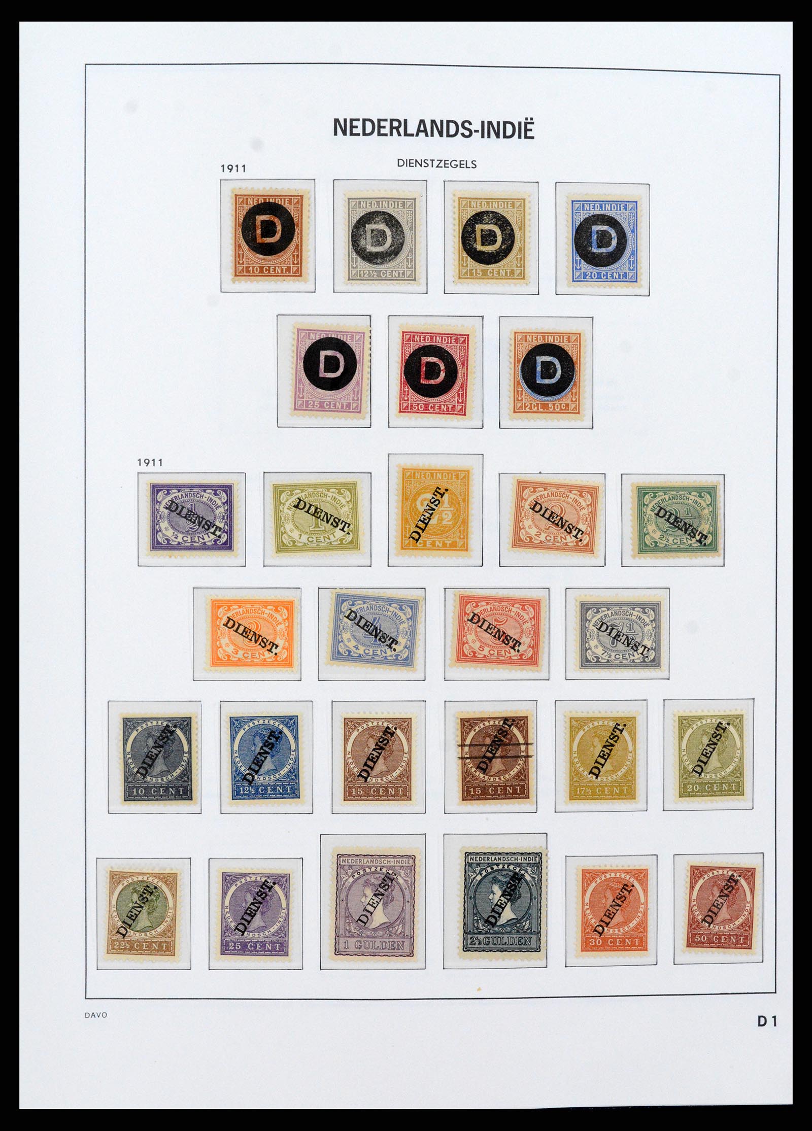 37430 030 - Postzegelverzameling 37430 Nederlands Indië 1864-1962.