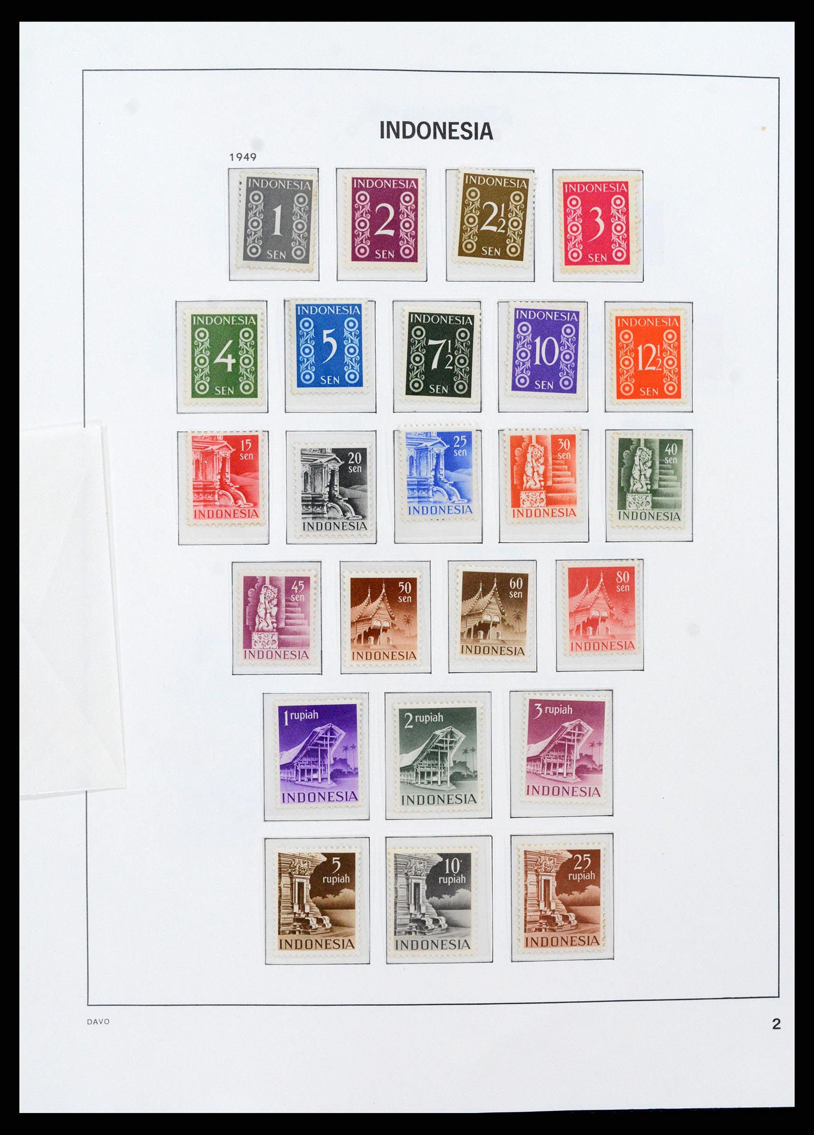 37430 033 - Postzegelverzameling 37430 Nederlands Indië 1864-1962.
