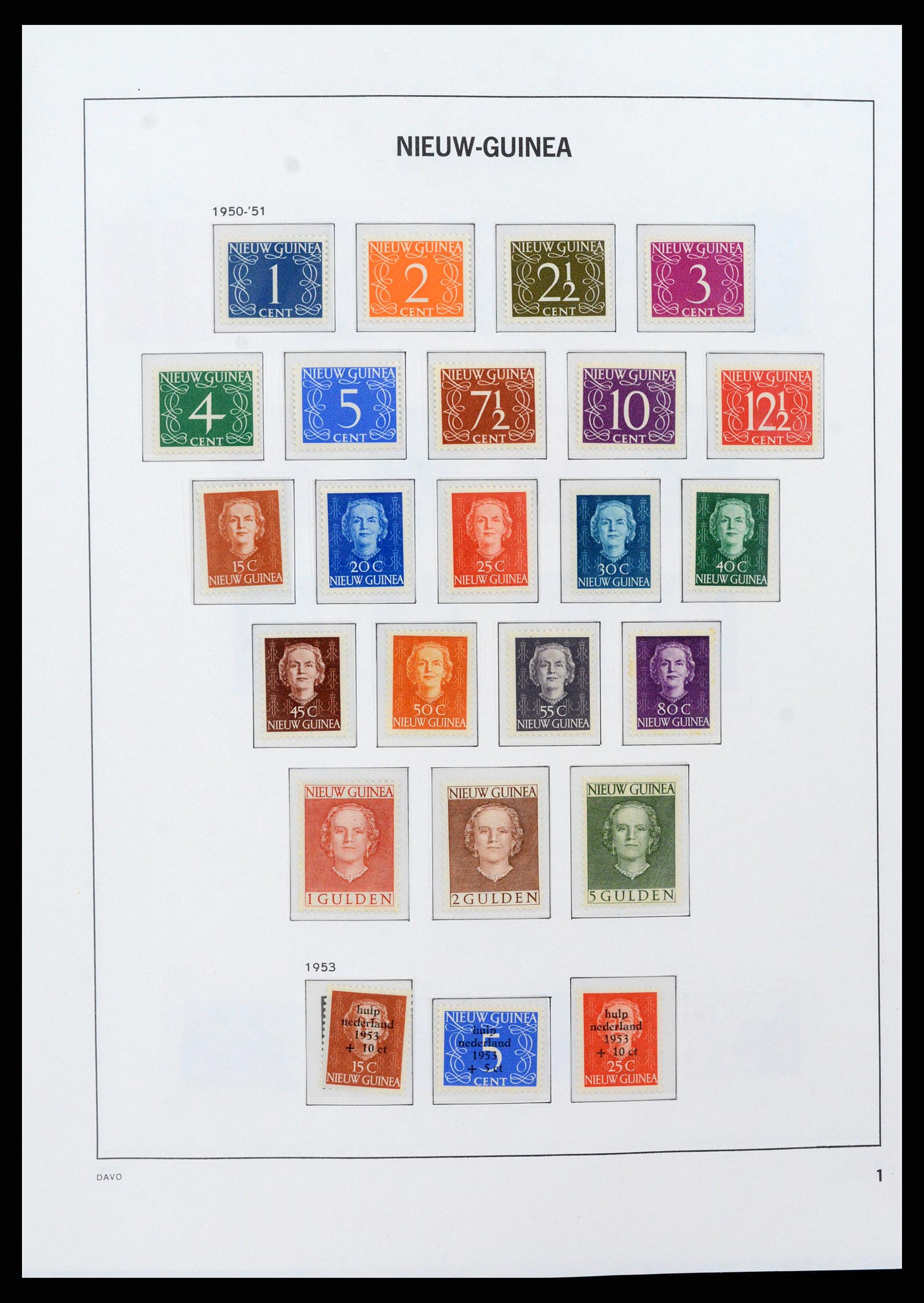 37430 034 - Postzegelverzameling 37430 Nederlands Indië 1864-1962.