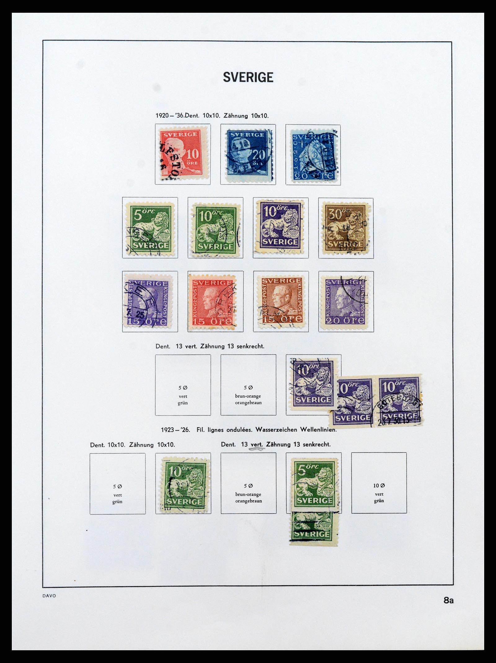 37431 009 - Postzegelverzameling 37431 Zweden 1855-1978.