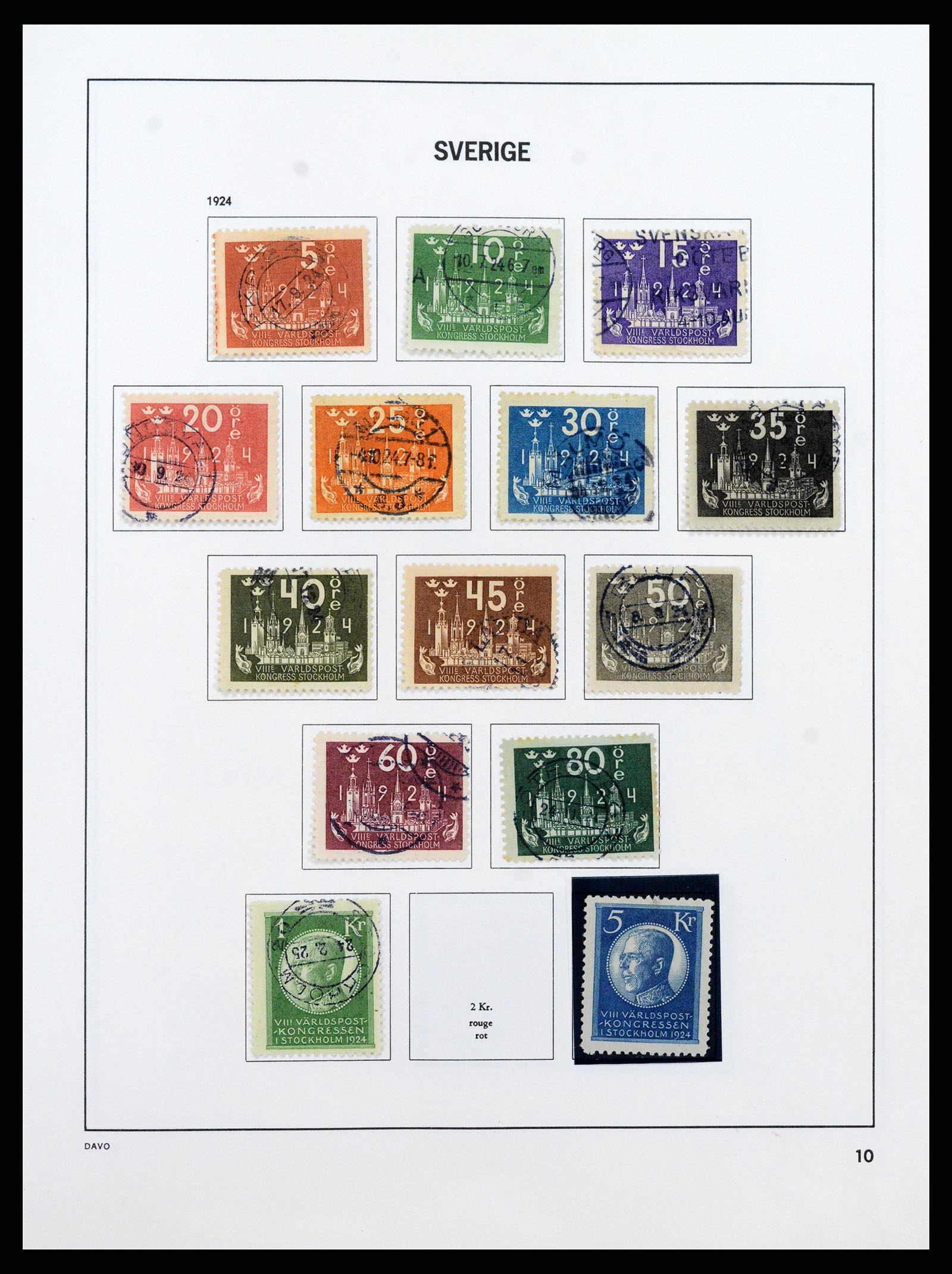 37431 011 - Postzegelverzameling 37431 Zweden 1855-1978.