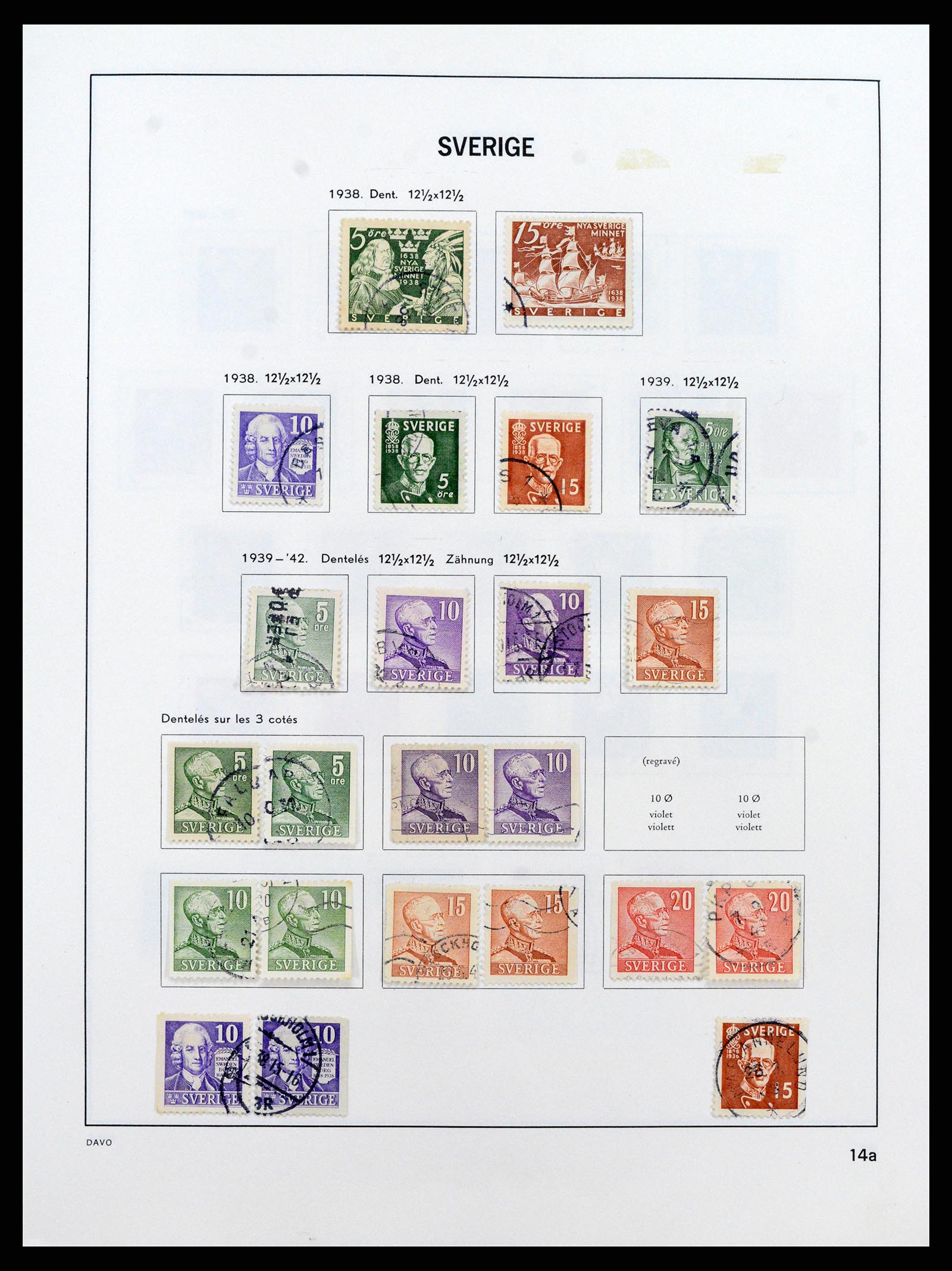 37431 017 - Postzegelverzameling 37431 Zweden 1855-1978.