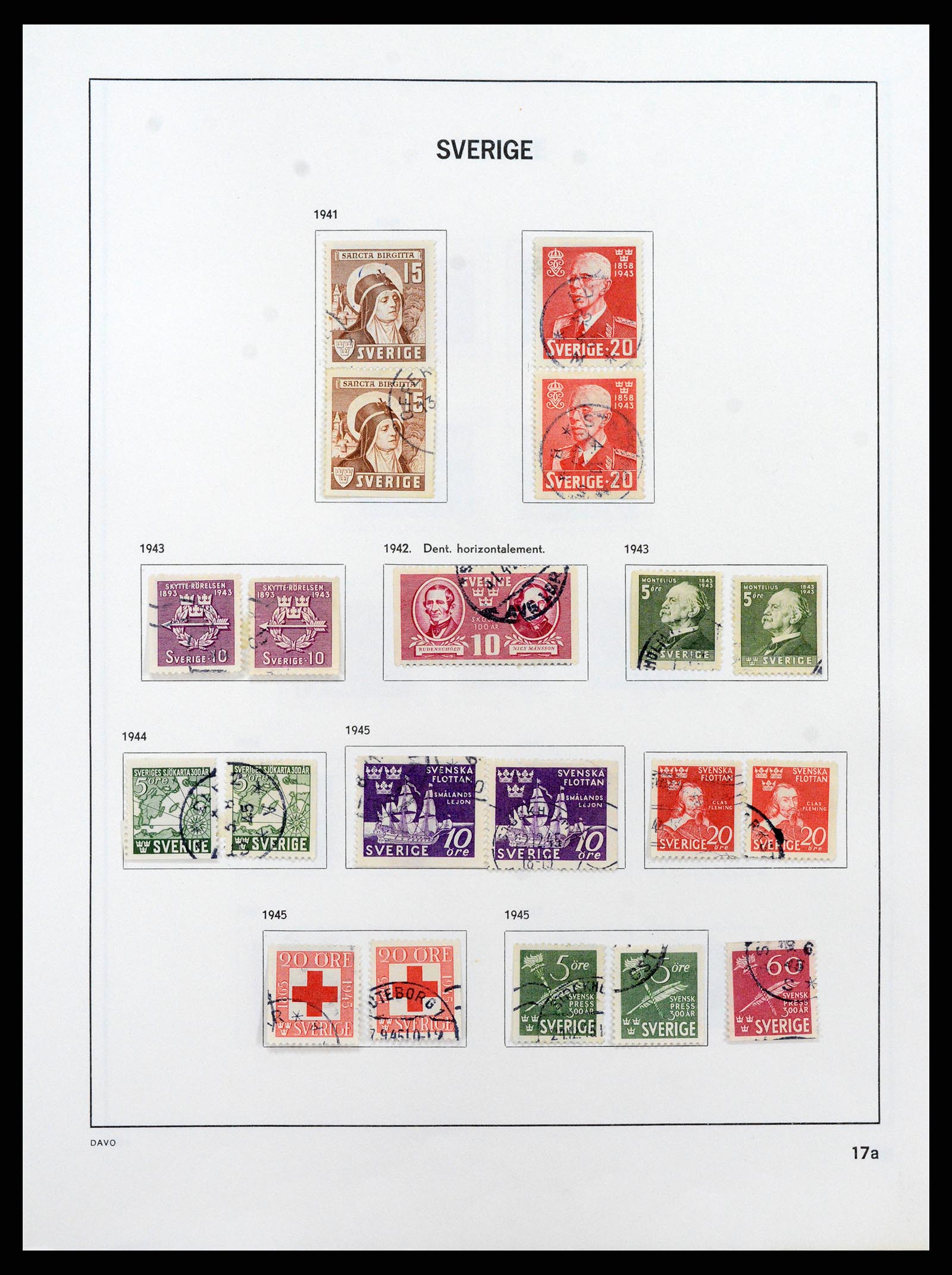 37431 022 - Stamp collection 37431 Sweden 1855-1978.