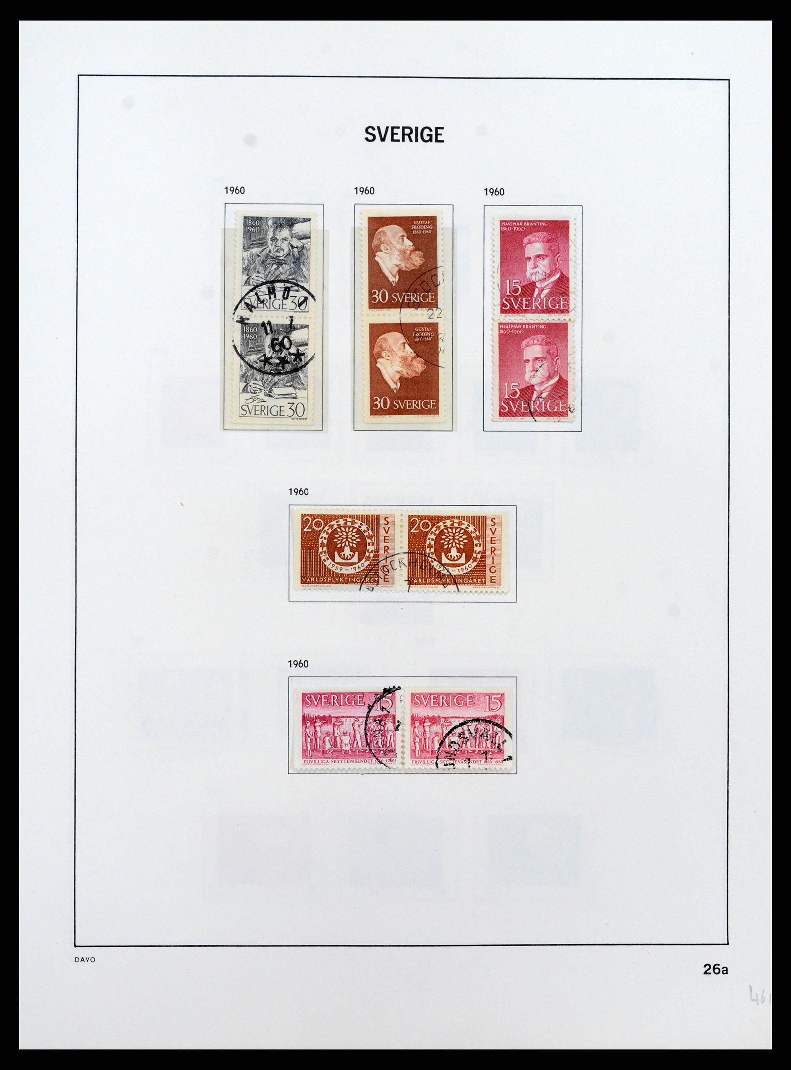 37431 038 - Stamp collection 37431 Sweden 1855-1978.