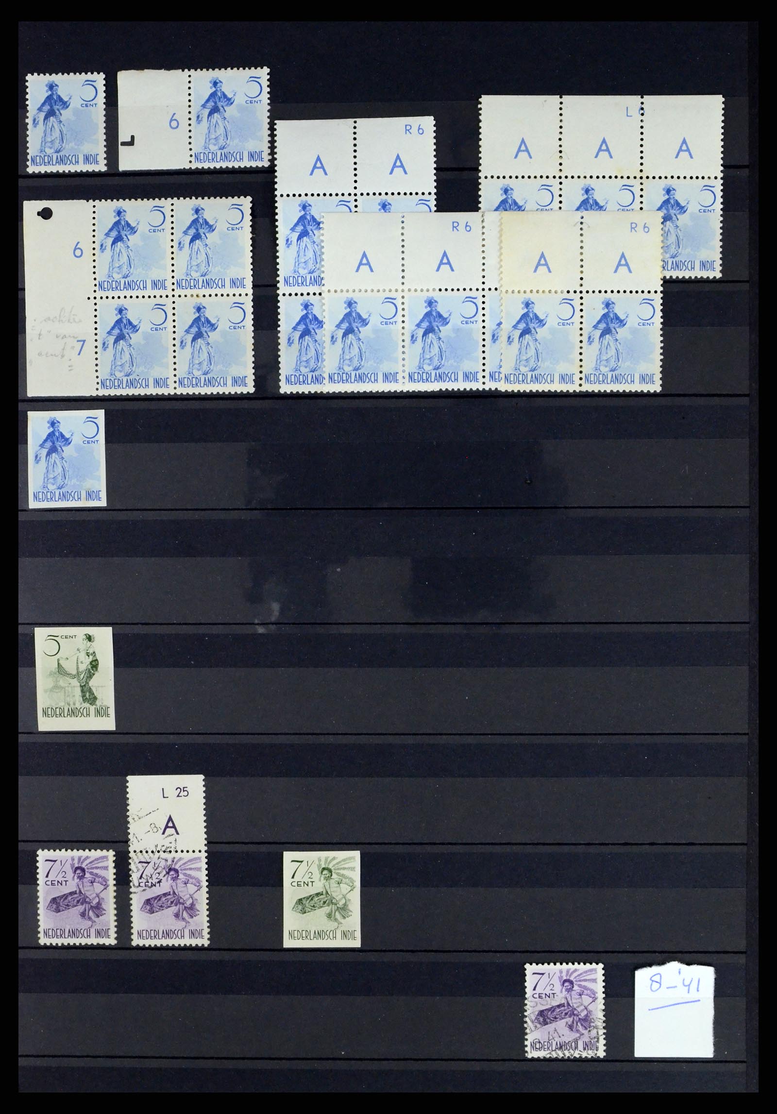 37432 003 - Postzegelverzameling 37432 Japanse bezetting en interim periode Neder