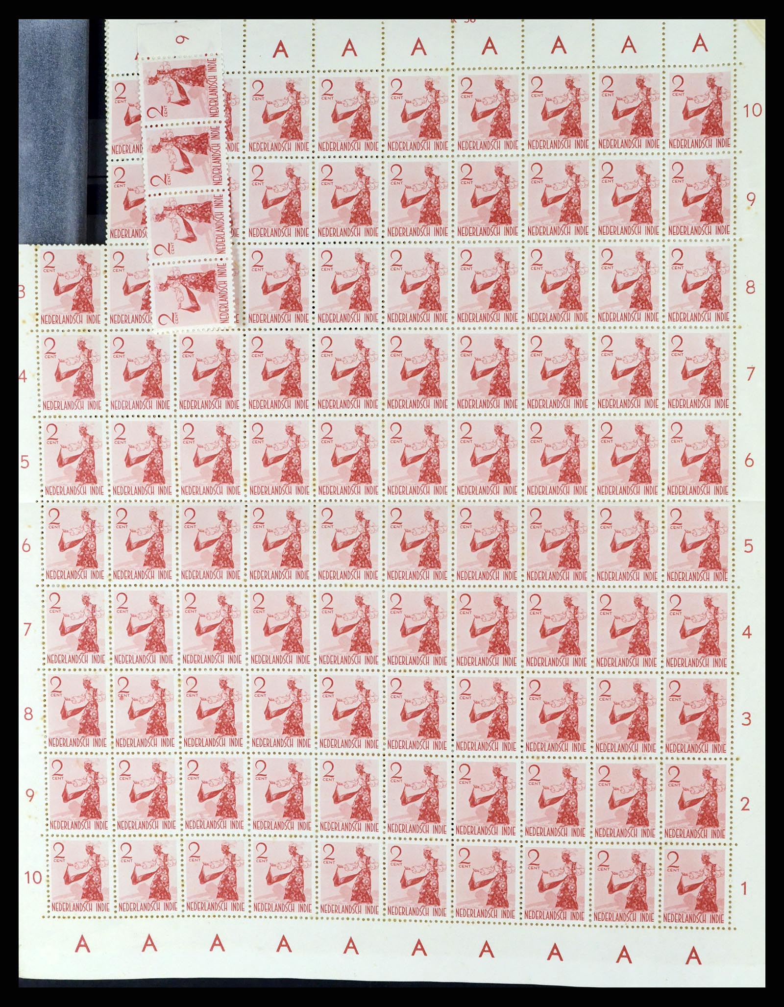 37432 008 - Postzegelverzameling 37432 Japanse bezetting en interim periode Neder