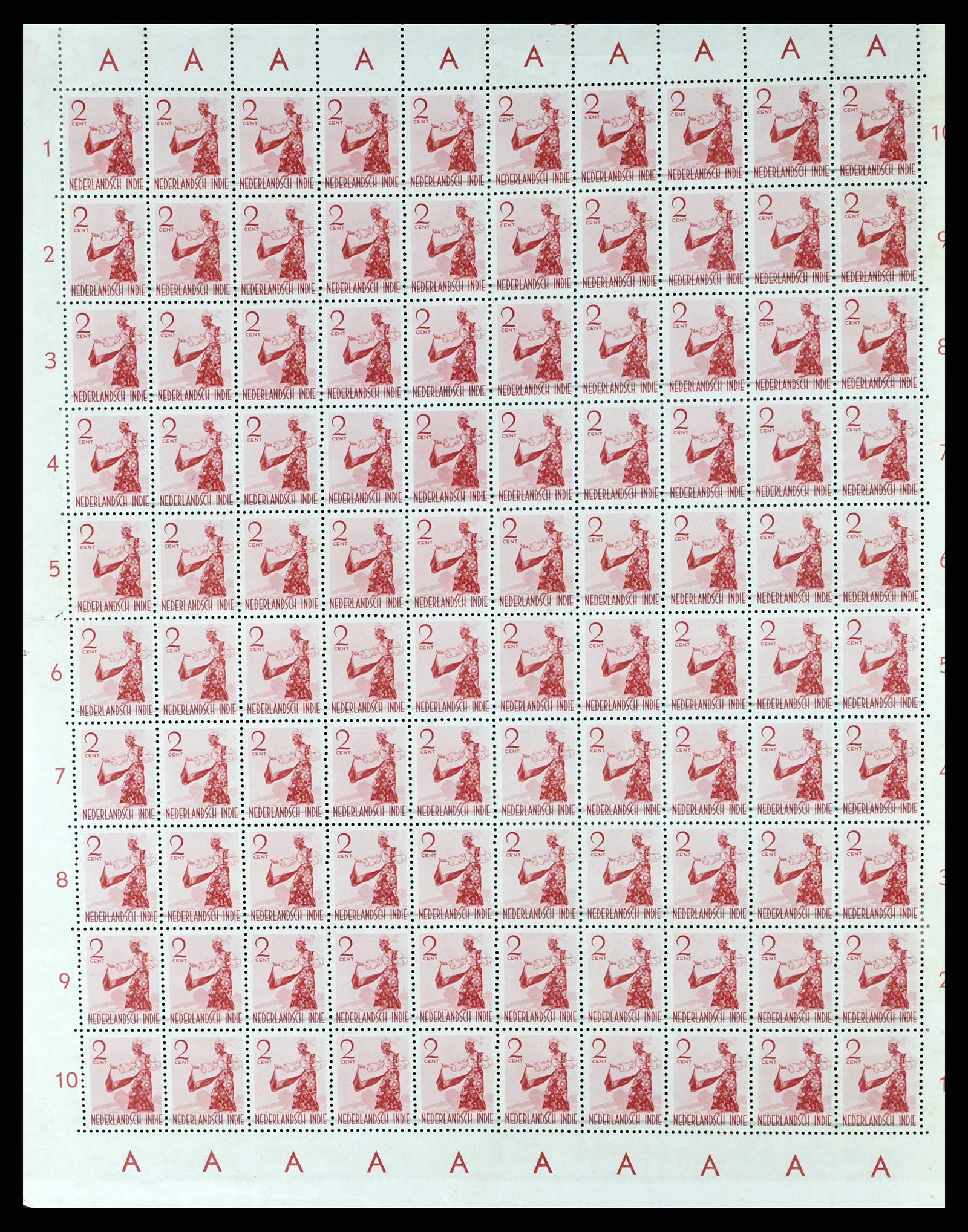 37432 009 - Postzegelverzameling 37432 Japanse bezetting en interim periode Neder