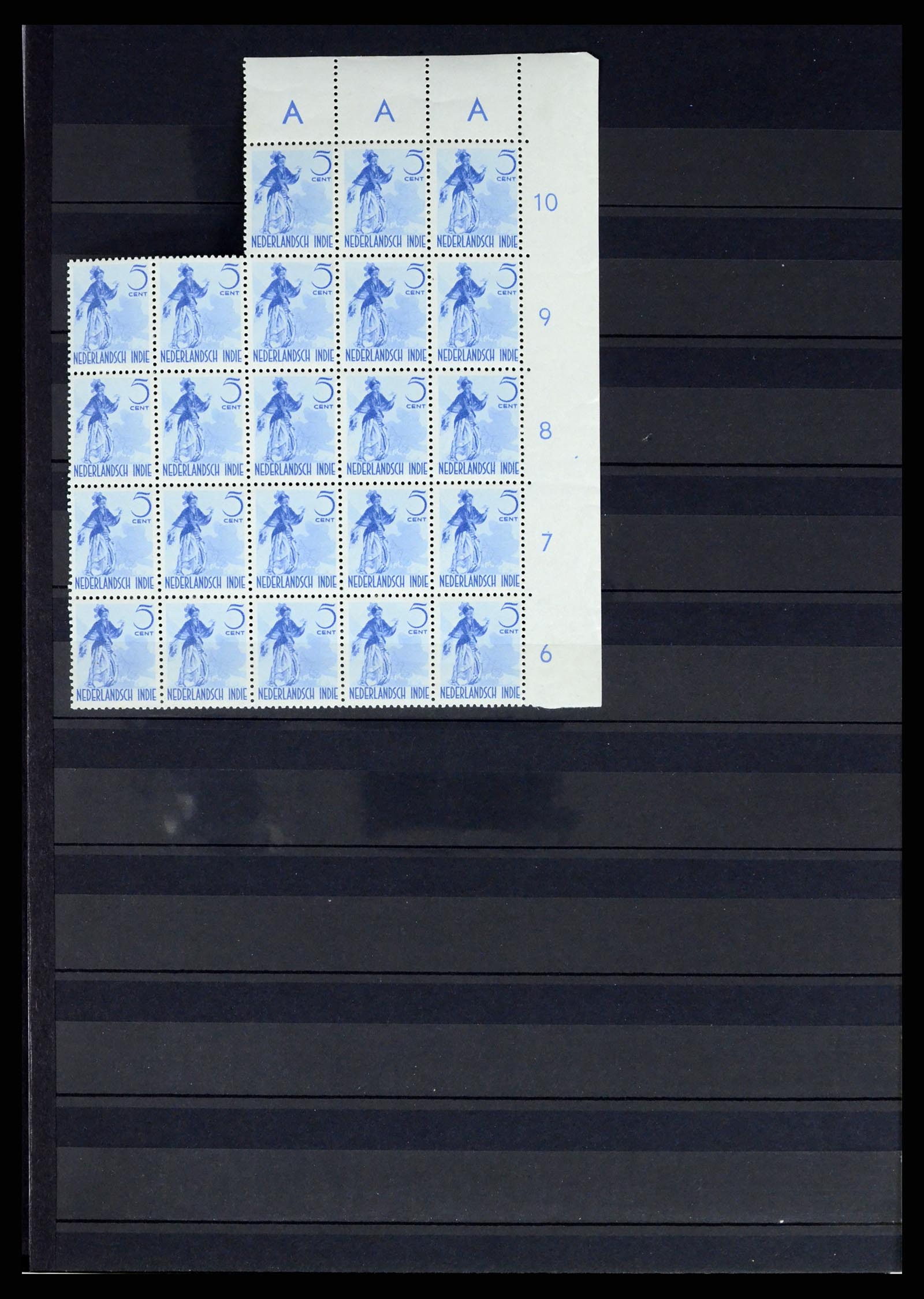 37432 010 - Postzegelverzameling 37432 Japanse bezetting en interim periode Neder