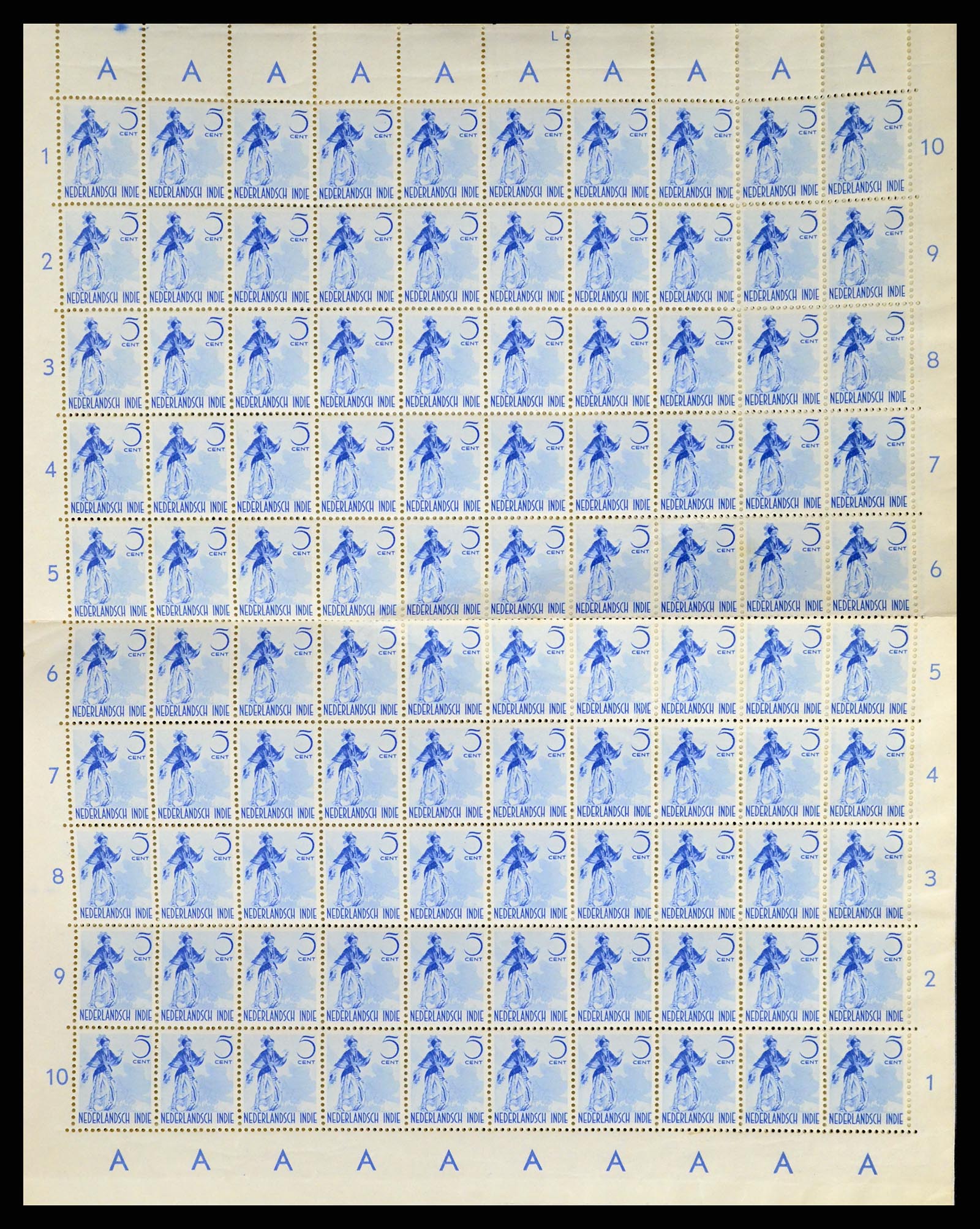 37432 011 - Postzegelverzameling 37432 Japanse bezetting en interim periode Neder