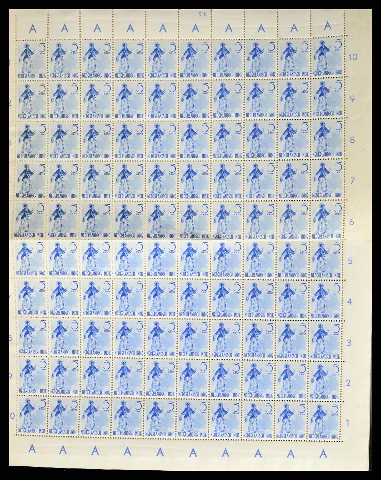 37432 013 - Postzegelverzameling 37432 Japanse bezetting en interim periode Neder
