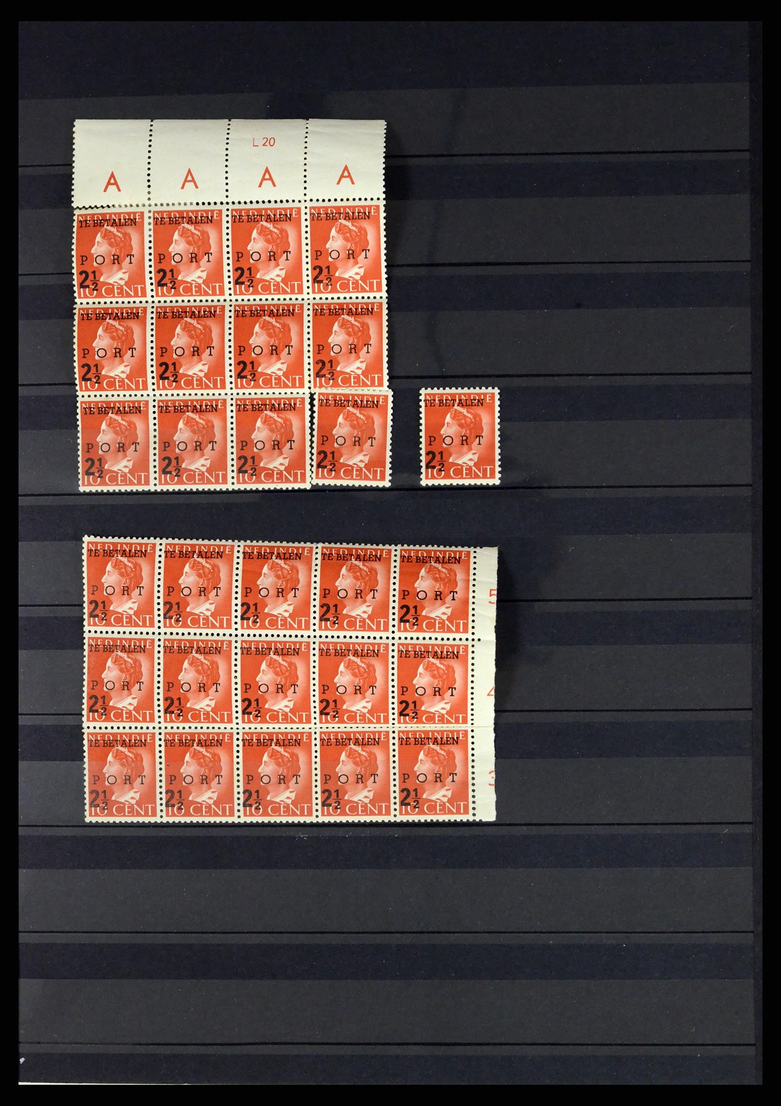 37432 040 - Stamp collection 37432 Japanese occupation and interim period Dutch east