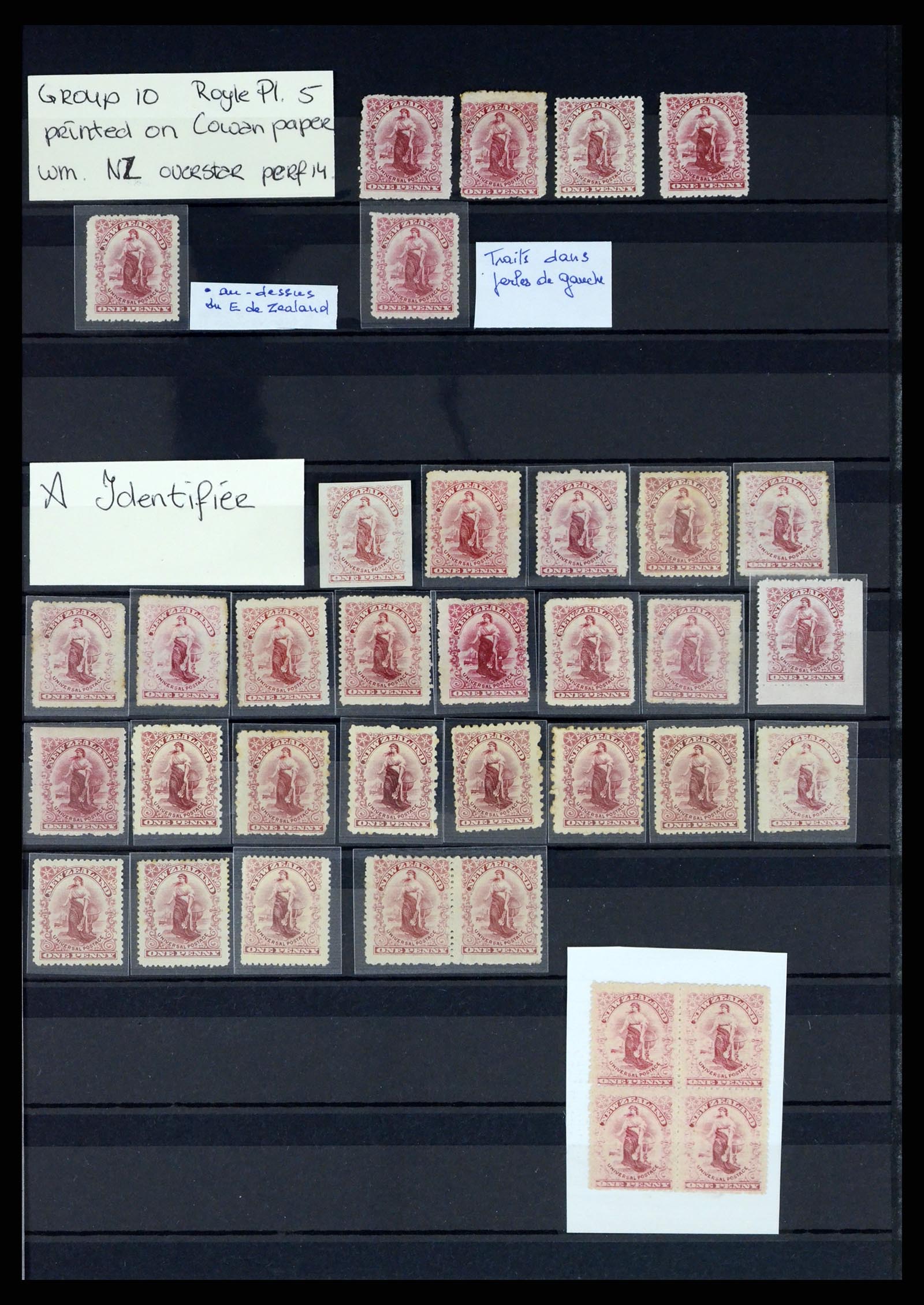 37434 007 - Postzegelverzameling 37434 Nieuw Zeeland 1901-1908.
