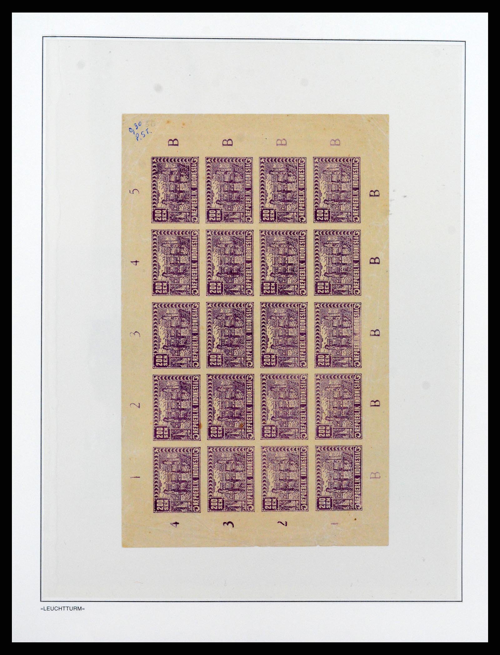 37435 027 - Postzegelverzameling 37435 Indonesië interim periode 1945-1948.