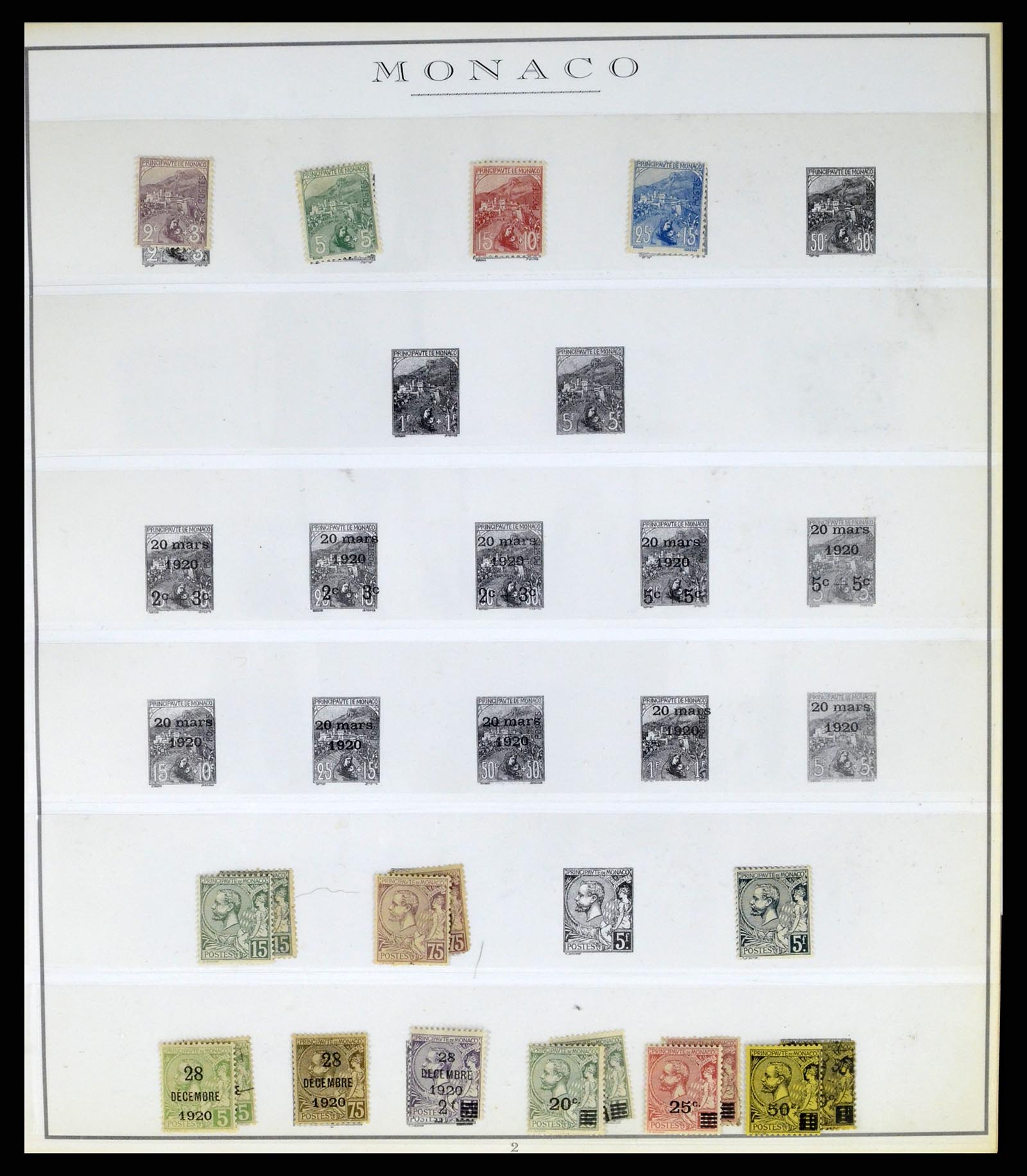 37437 003 - Postzegelverzameling 37437 Monaco 1885-1996.