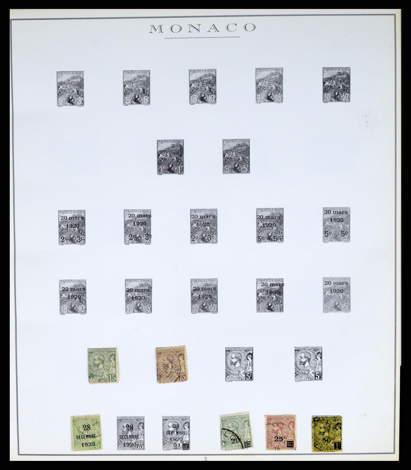 37437 004 - Postzegelverzameling 37437 Monaco 1885-1996.