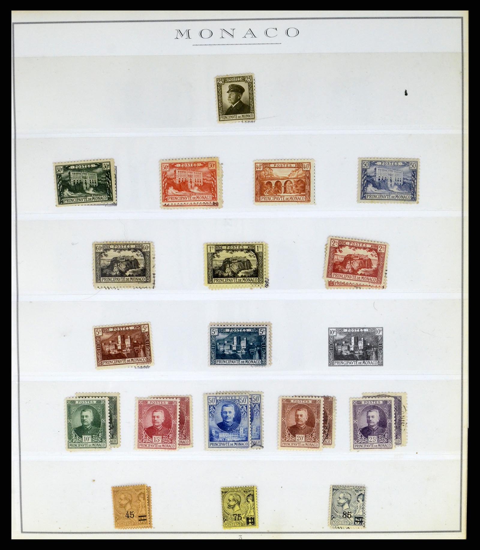 37437 005 - Postzegelverzameling 37437 Monaco 1885-1996.