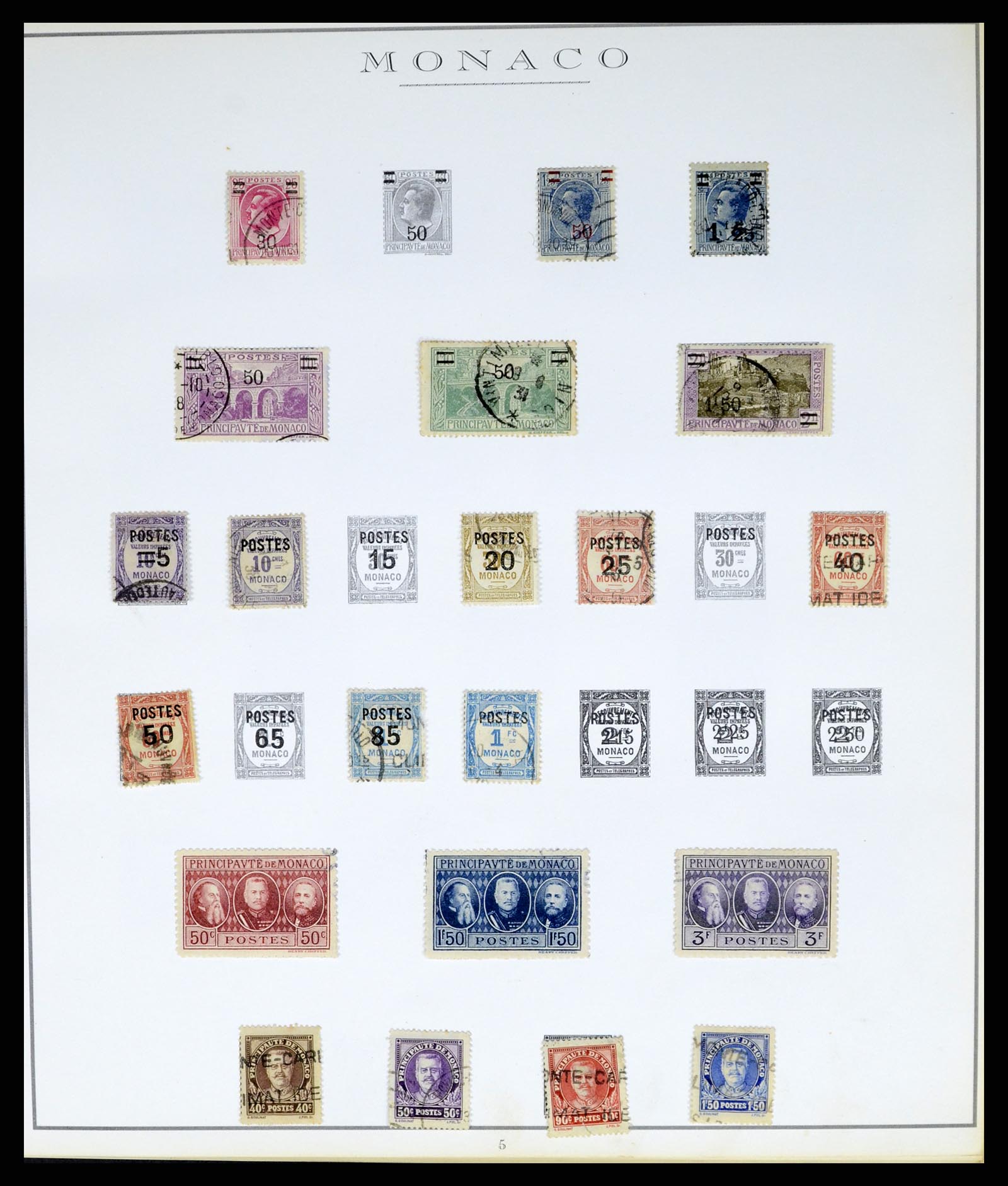 37437 010 - Postzegelverzameling 37437 Monaco 1885-1996.