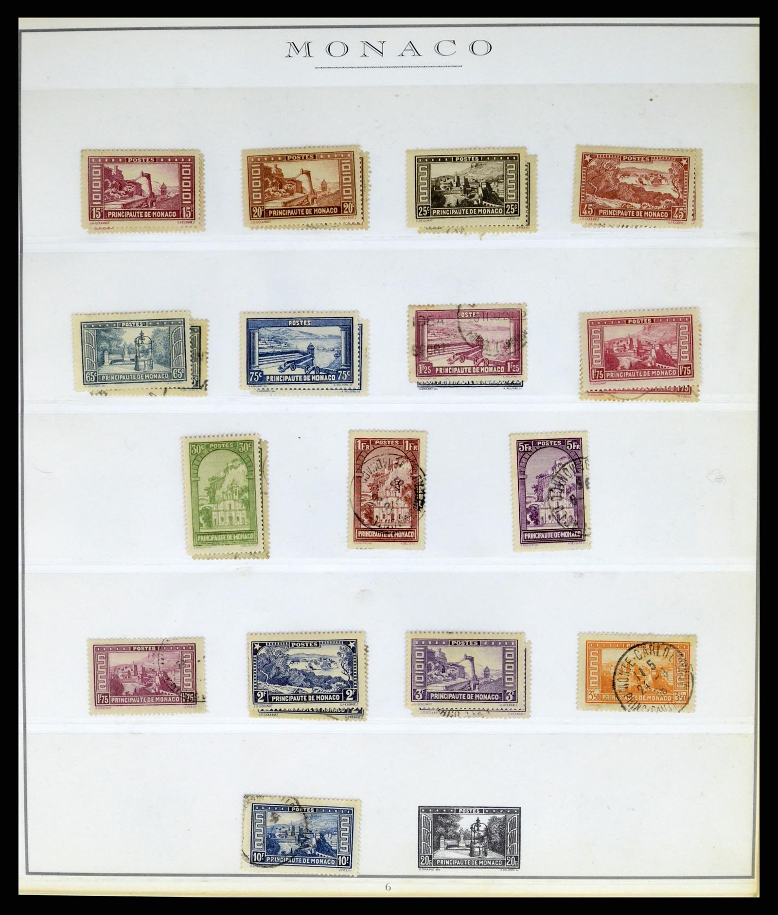 37437 011 - Postzegelverzameling 37437 Monaco 1885-1996.