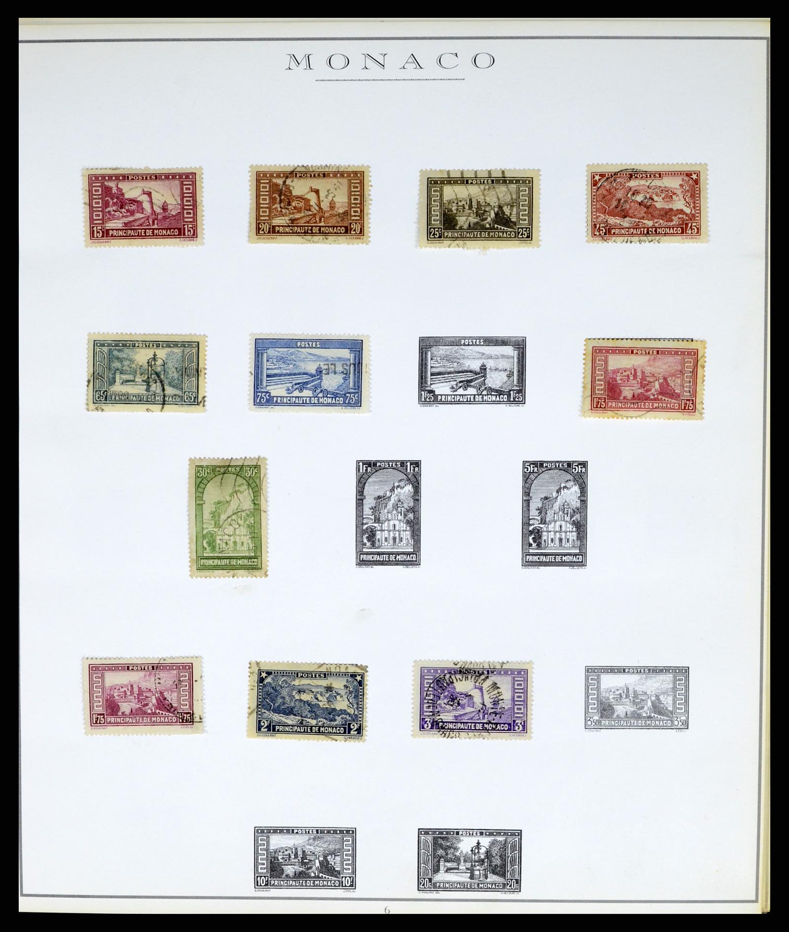 37437 012 - Postzegelverzameling 37437 Monaco 1885-1996.