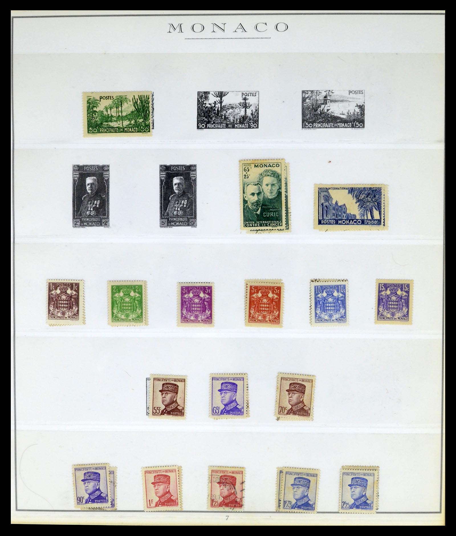37437 013 - Postzegelverzameling 37437 Monaco 1885-1996.