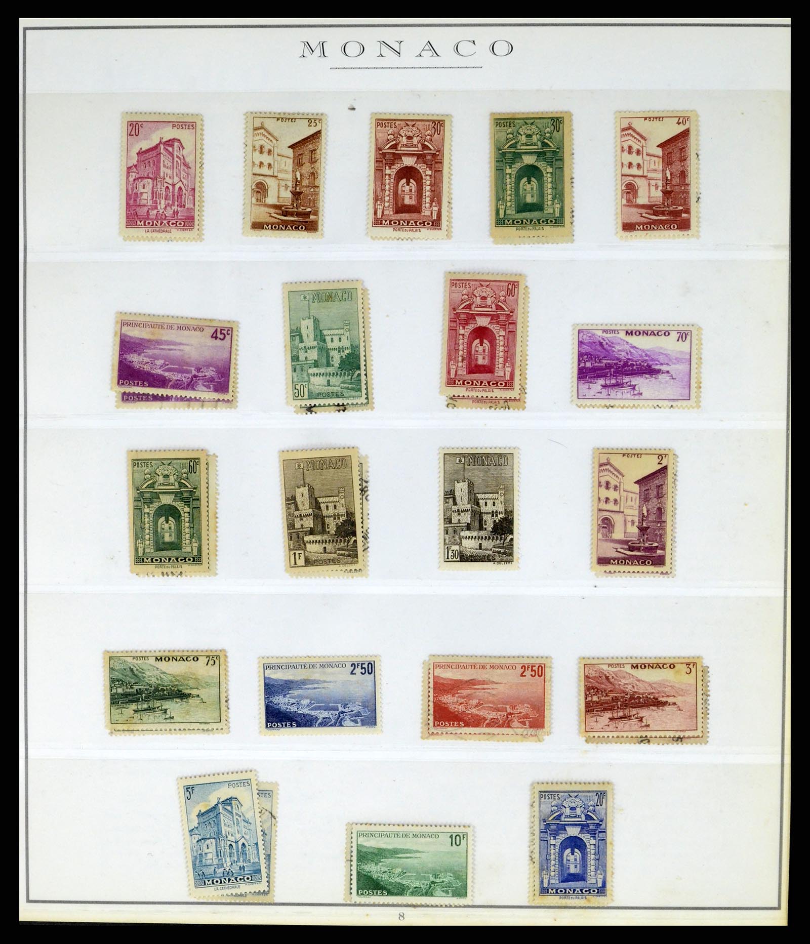 37437 015 - Postzegelverzameling 37437 Monaco 1885-1996.