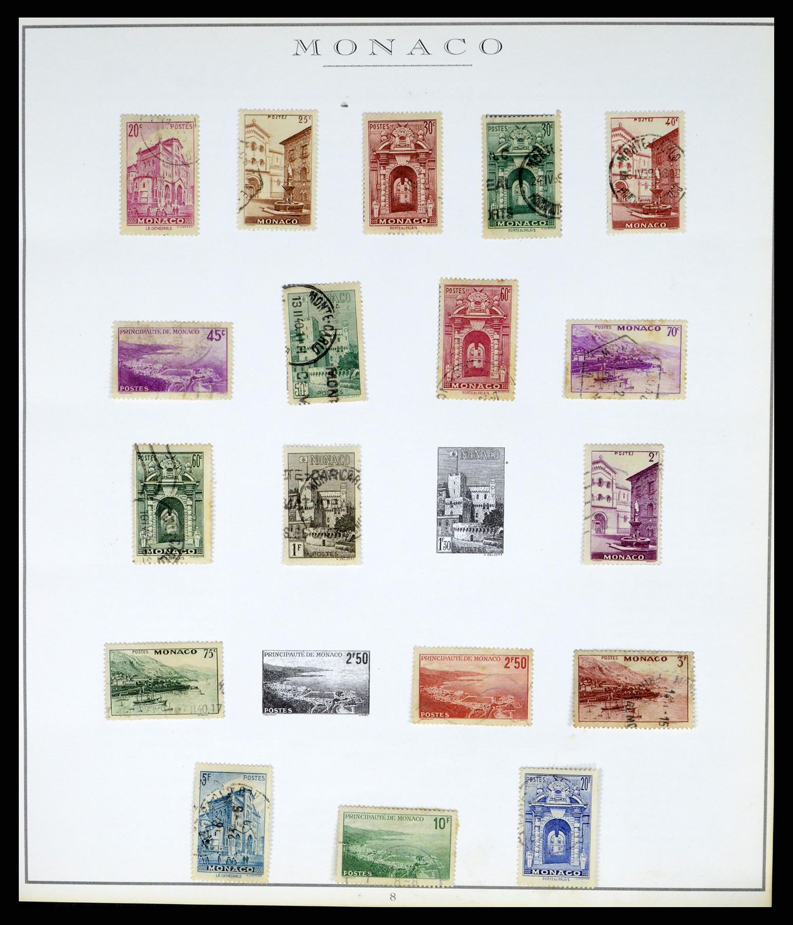 37437 016 - Postzegelverzameling 37437 Monaco 1885-1996.
