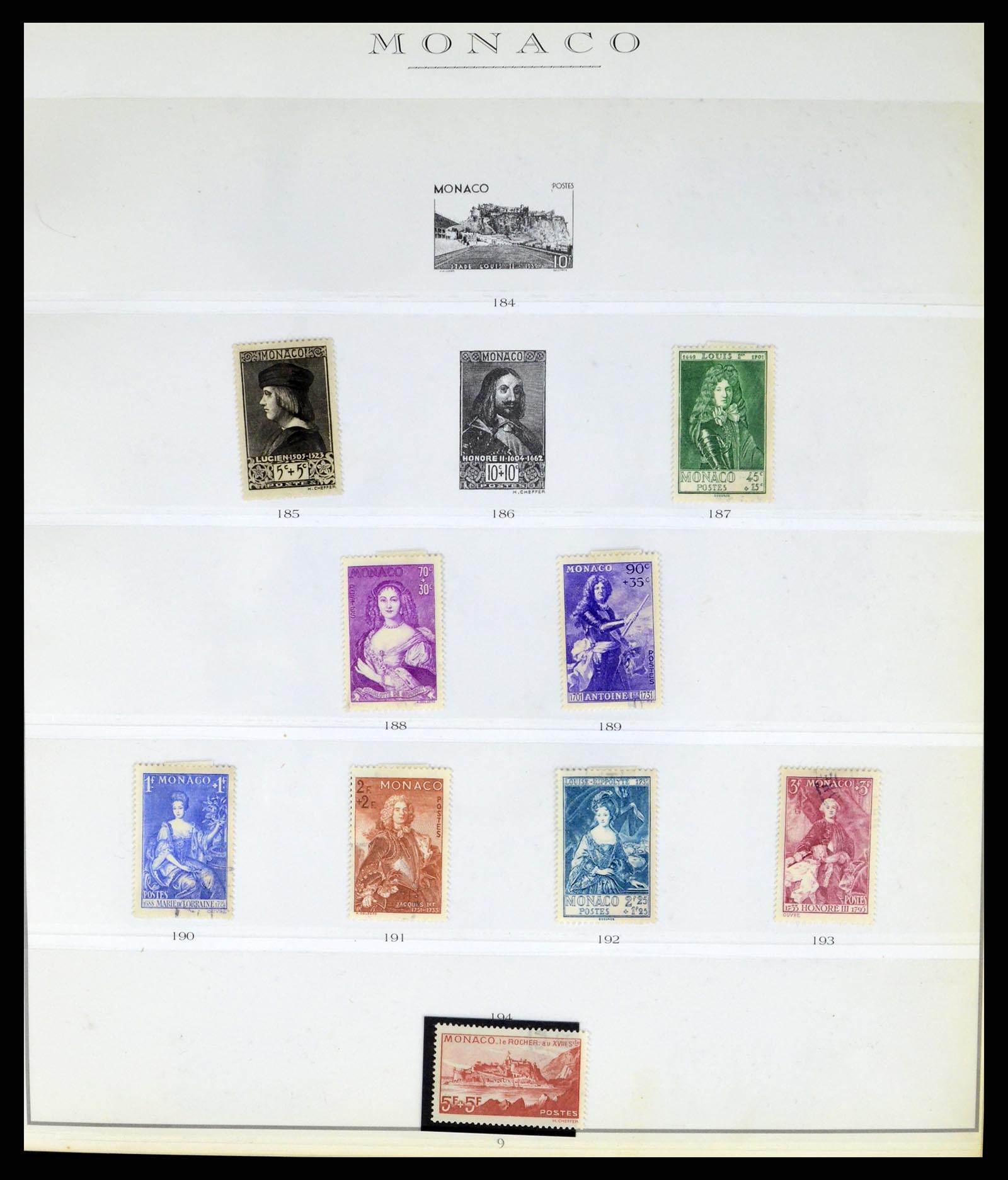 37437 017 - Postzegelverzameling 37437 Monaco 1885-1996.