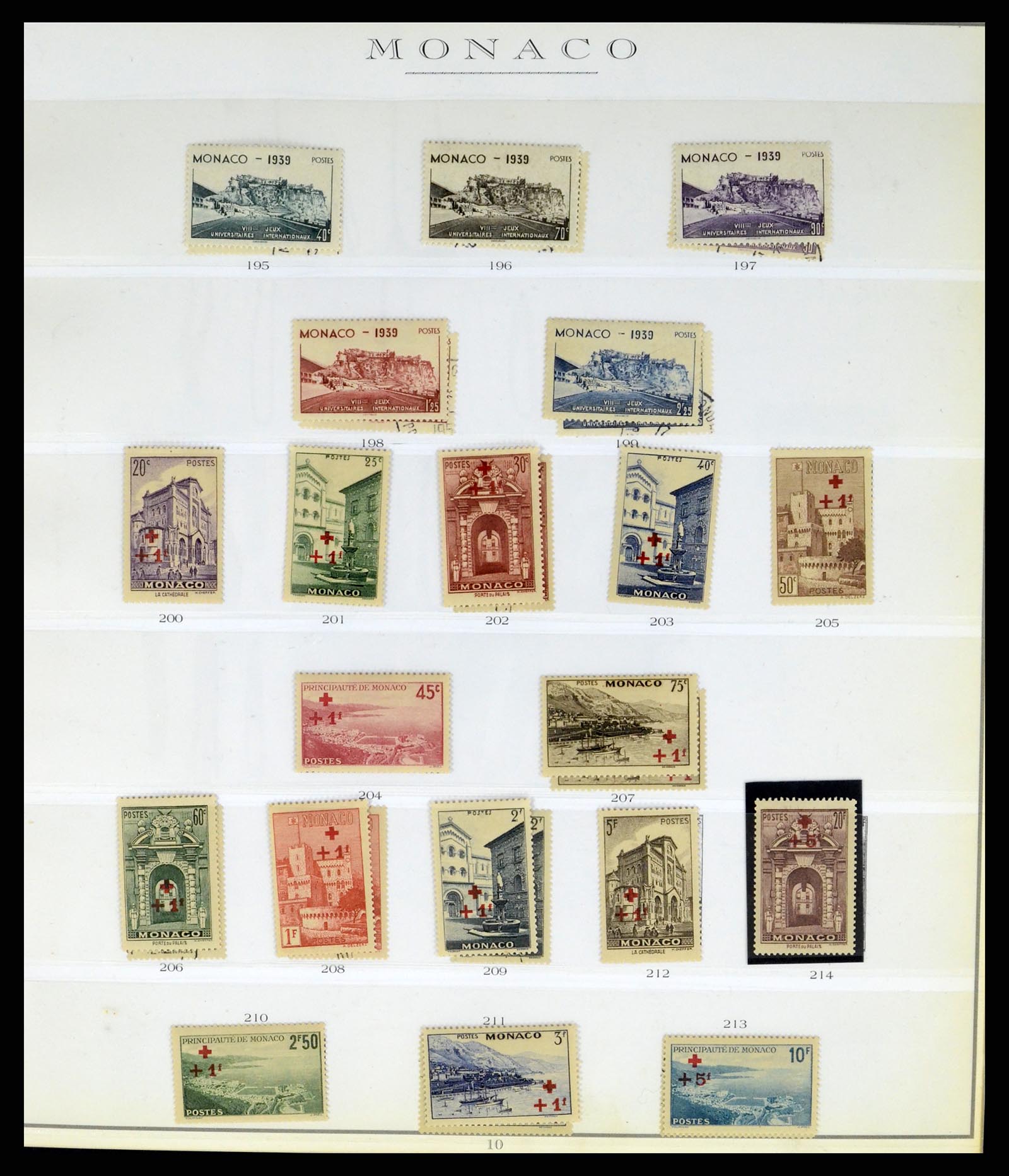 37437 018 - Postzegelverzameling 37437 Monaco 1885-1996.