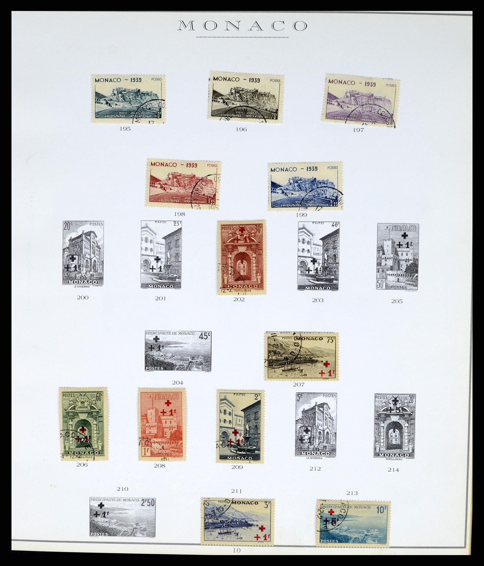 37437 019 - Postzegelverzameling 37437 Monaco 1885-1996.
