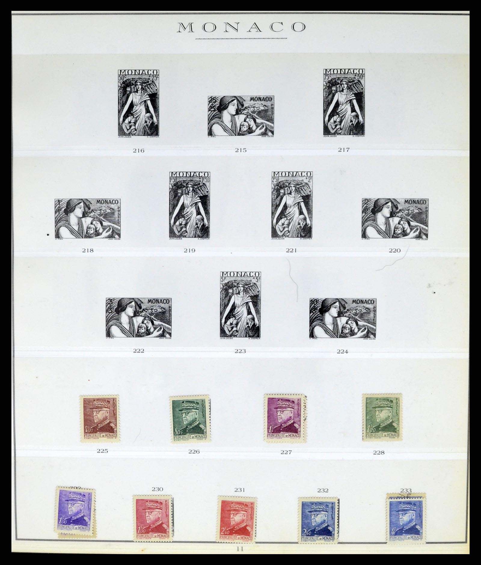 37437 020 - Postzegelverzameling 37437 Monaco 1885-1996.