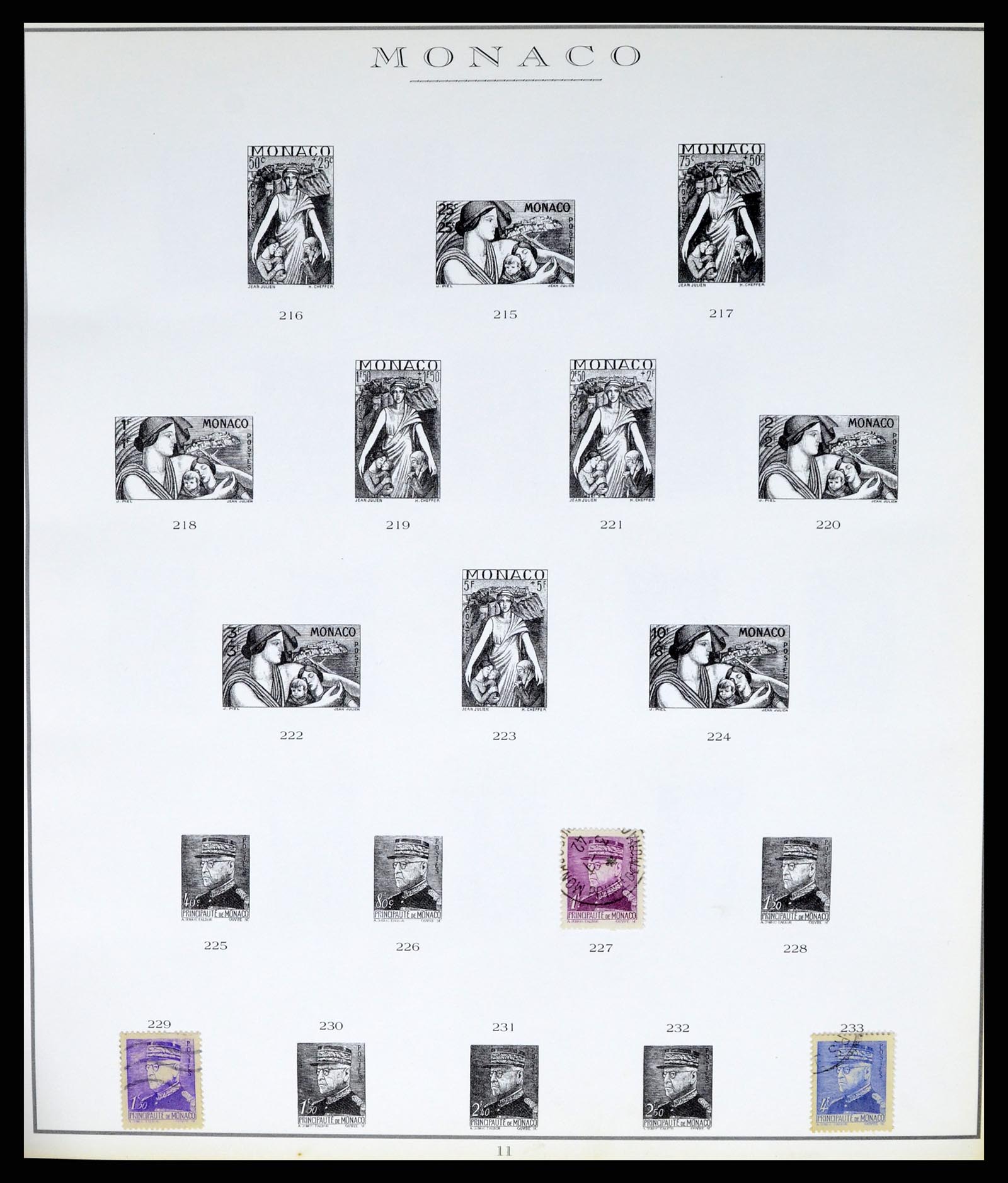 37437 021 - Stamp collection 37437 Monaco 1885-1996.