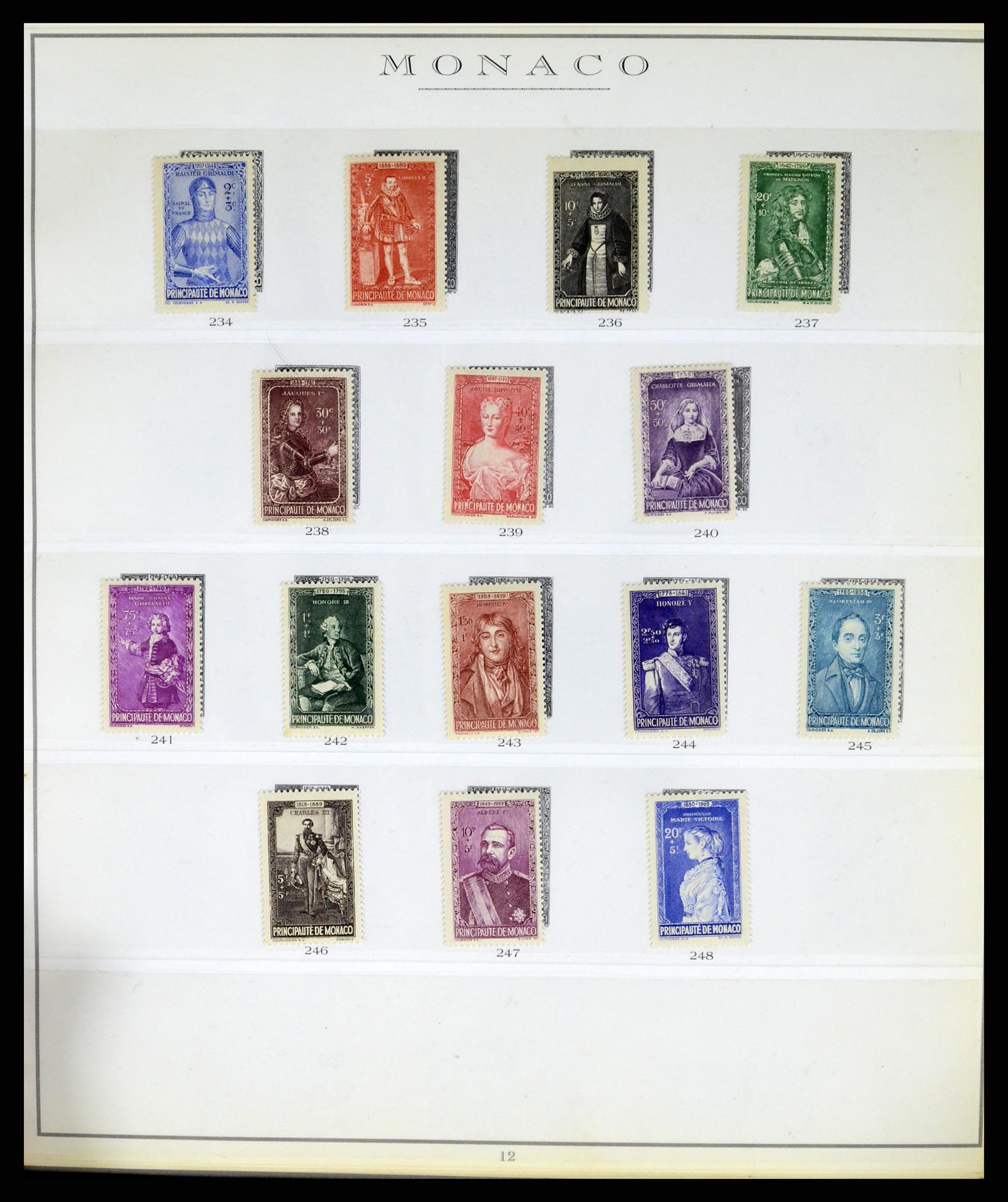 37437 022 - Stamp collection 37437 Monaco 1885-1996.