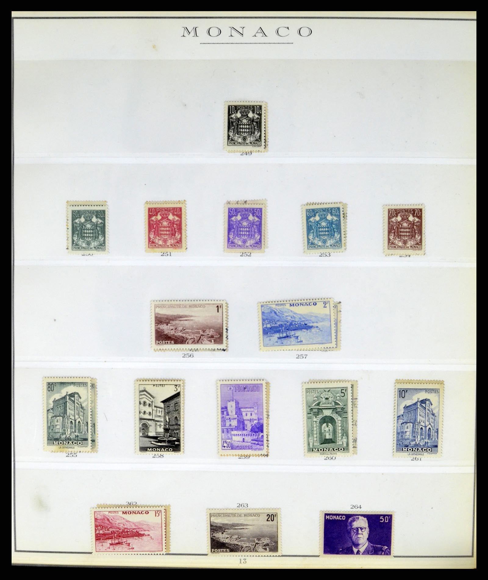 37437 023 - Stamp collection 37437 Monaco 1885-1996.