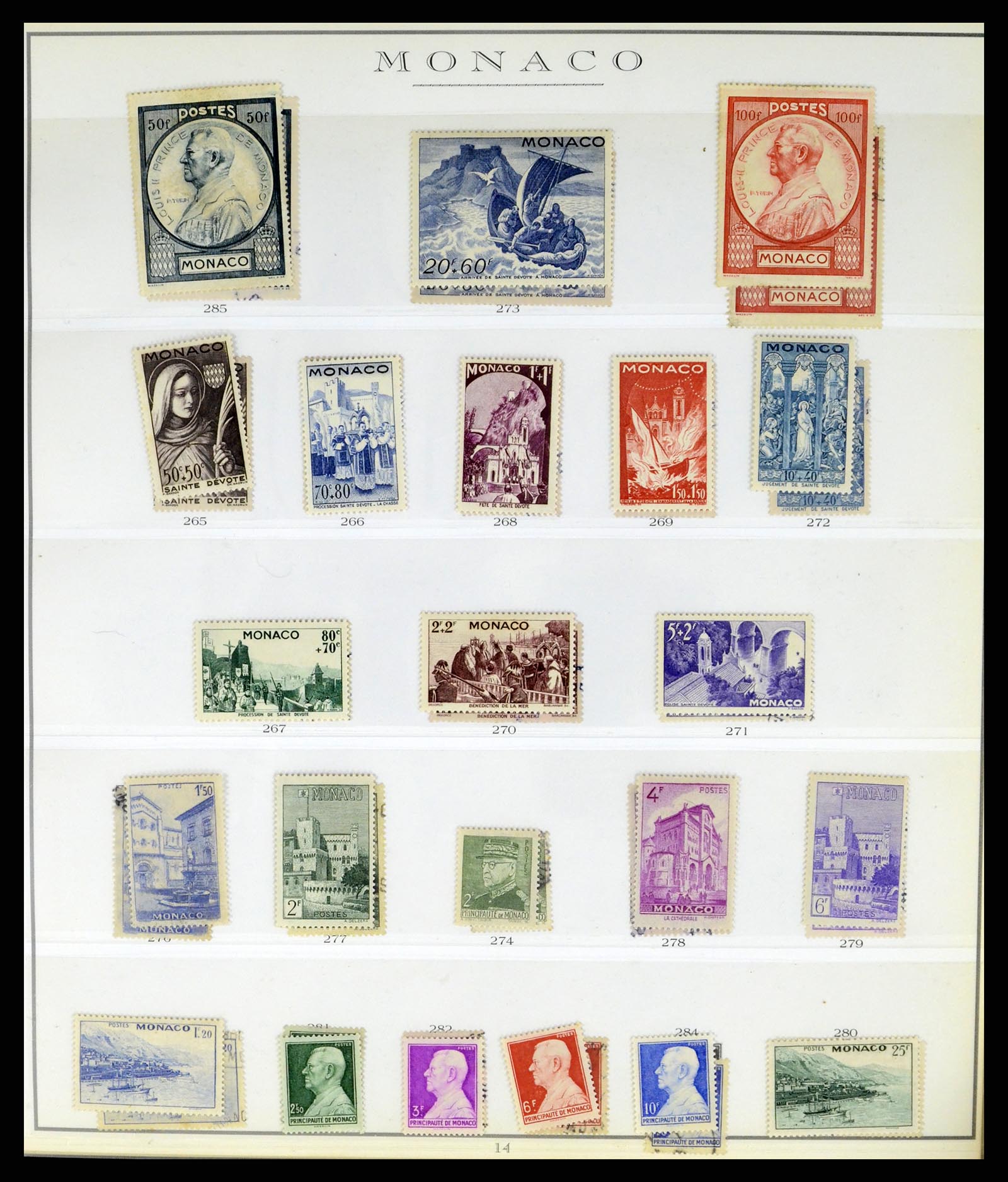 37437 025 - Stamp collection 37437 Monaco 1885-1996.