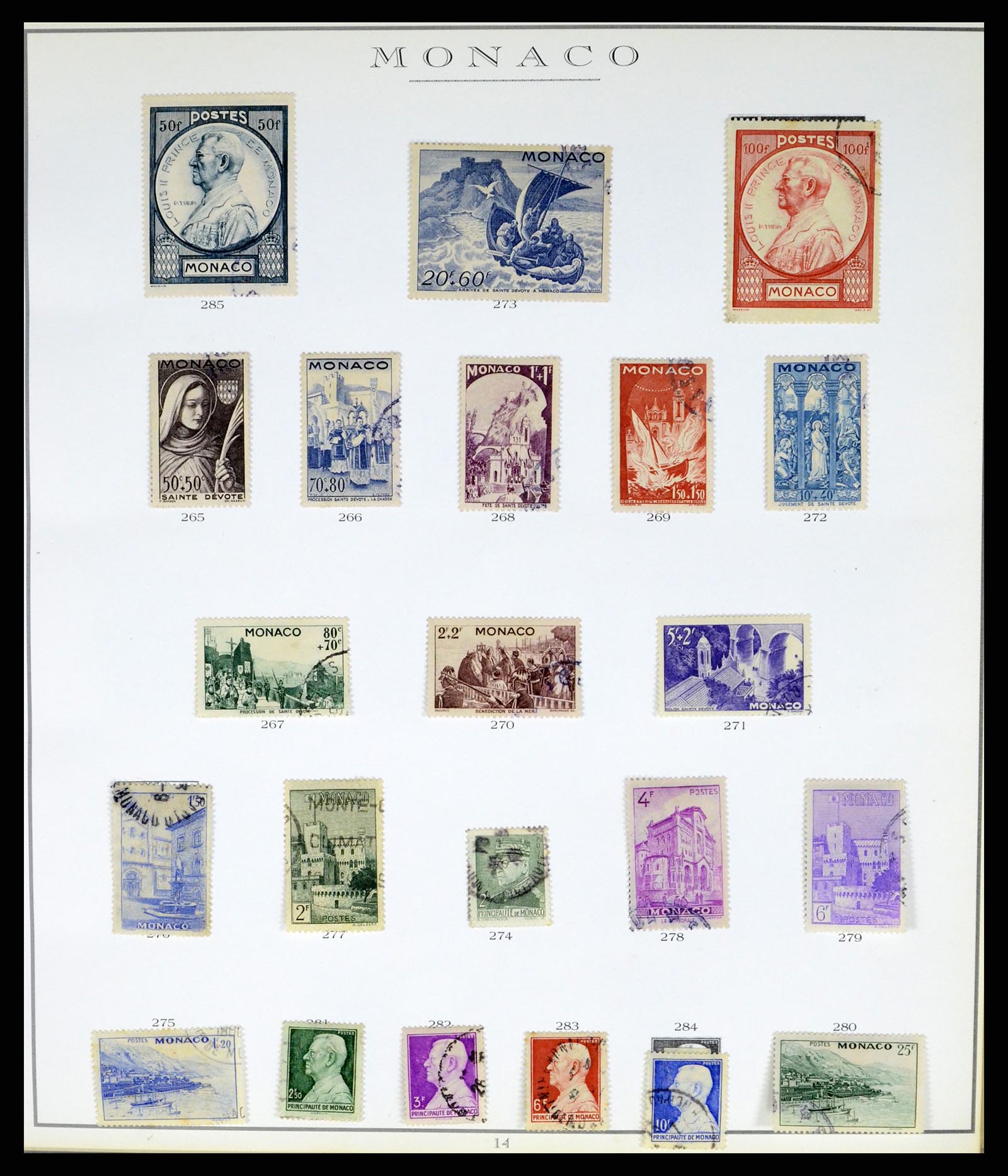 37437 026 - Stamp collection 37437 Monaco 1885-1996.