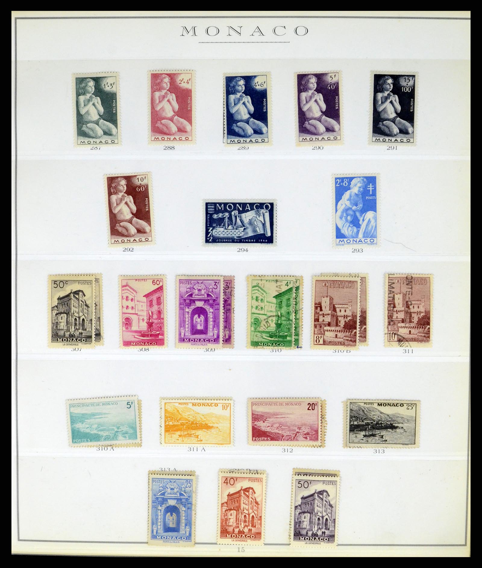 37437 027 - Stamp collection 37437 Monaco 1885-1996.