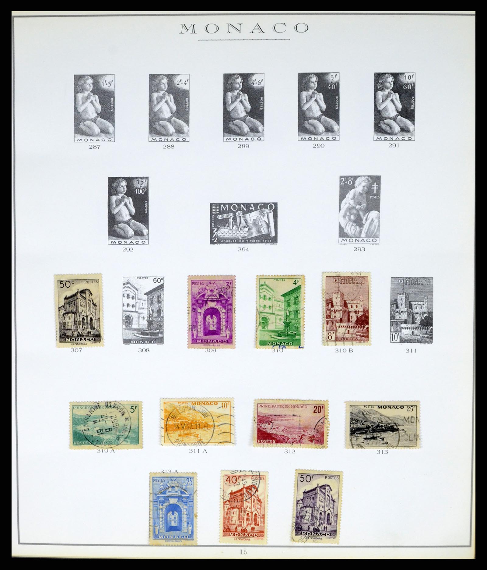 37437 028 - Stamp collection 37437 Monaco 1885-1996.