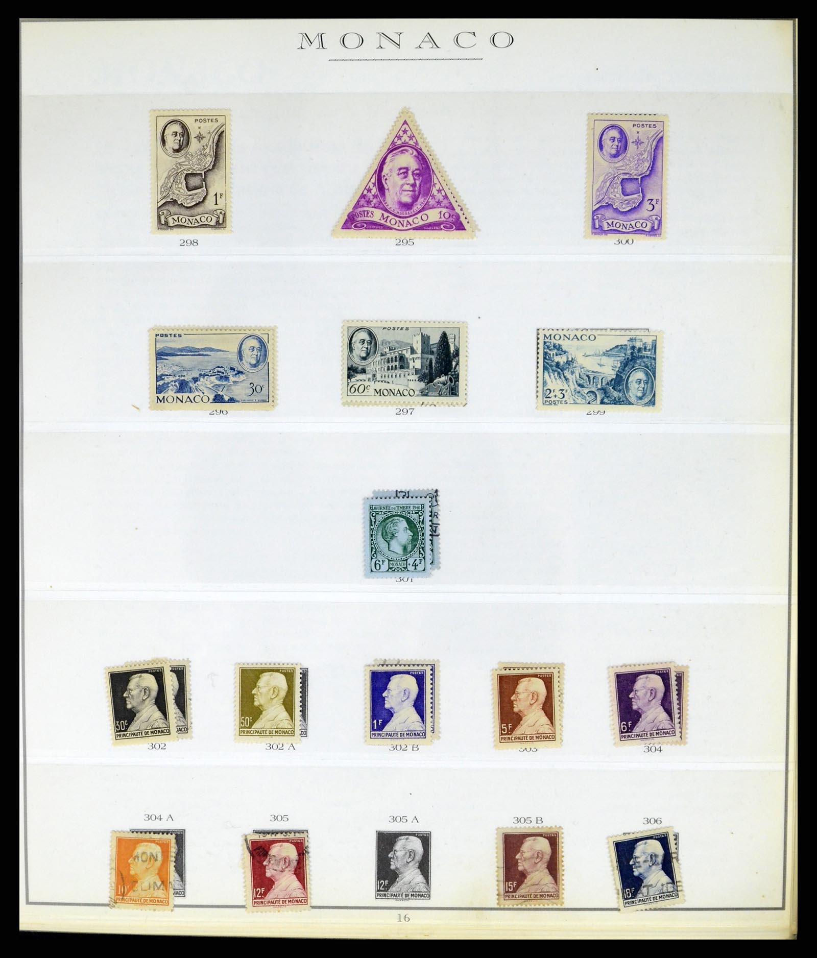 37437 029 - Stamp collection 37437 Monaco 1885-1996.