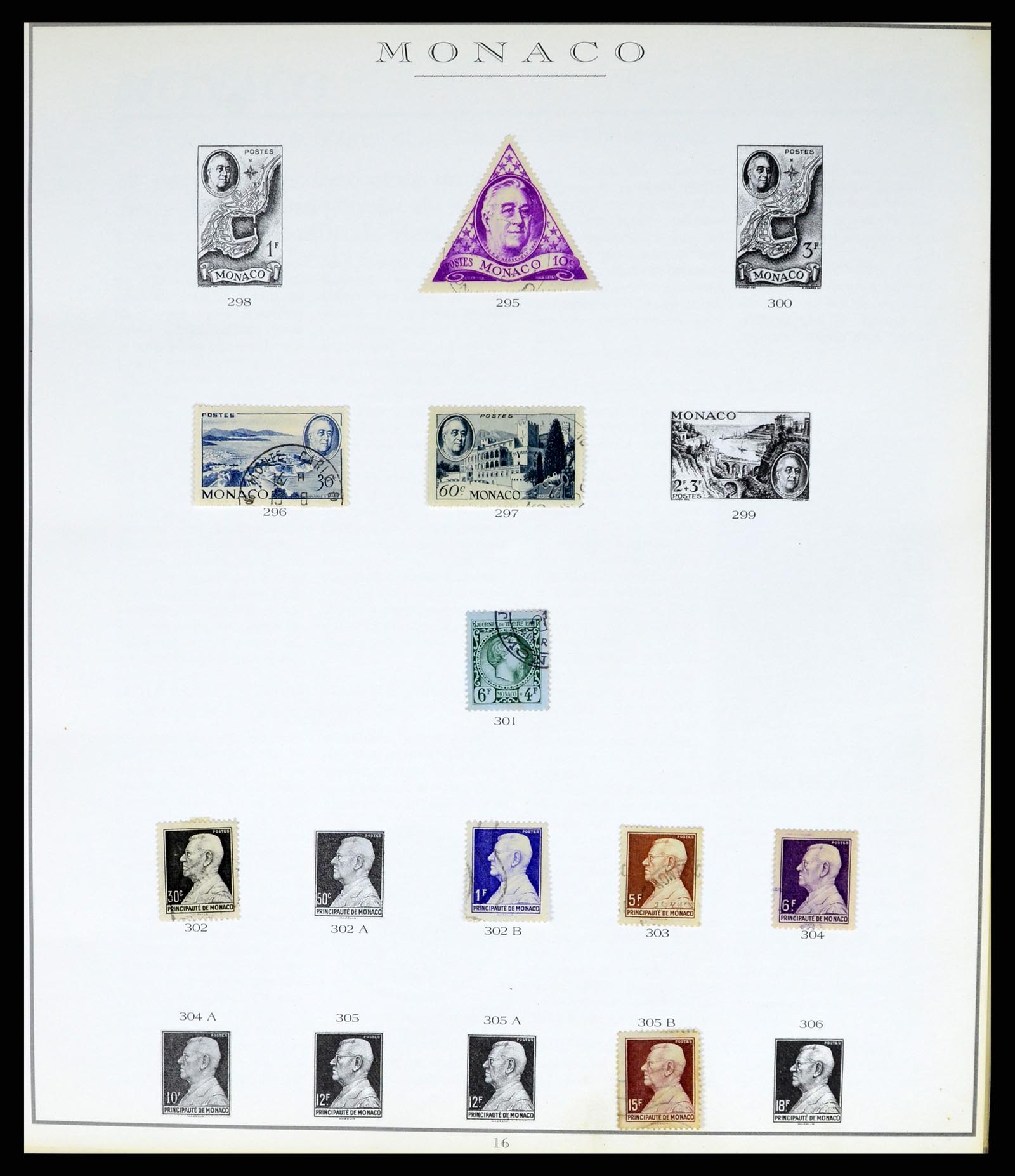 37437 030 - Stamp collection 37437 Monaco 1885-1996.