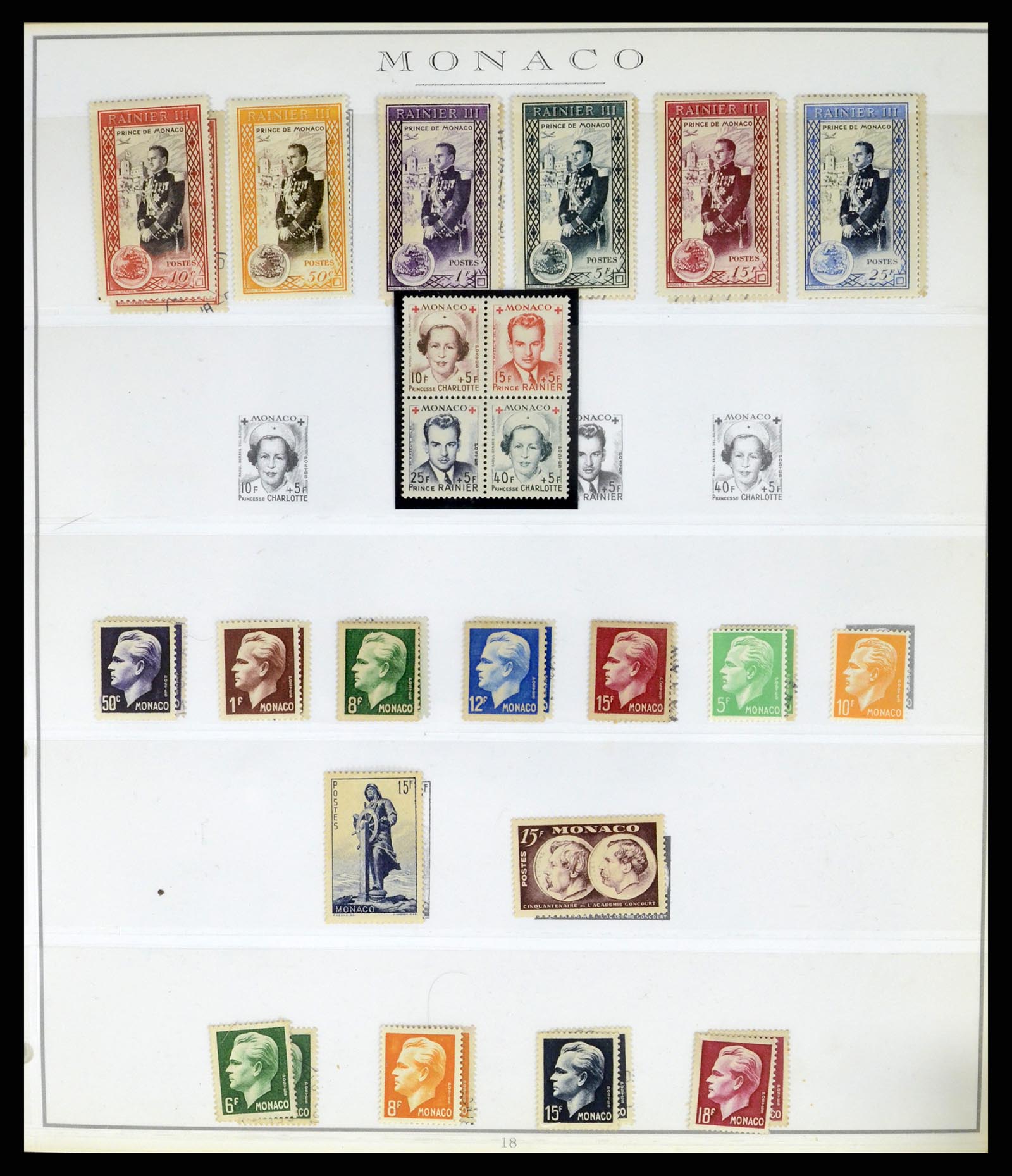 37437 033 - Stamp collection 37437 Monaco 1885-1996.
