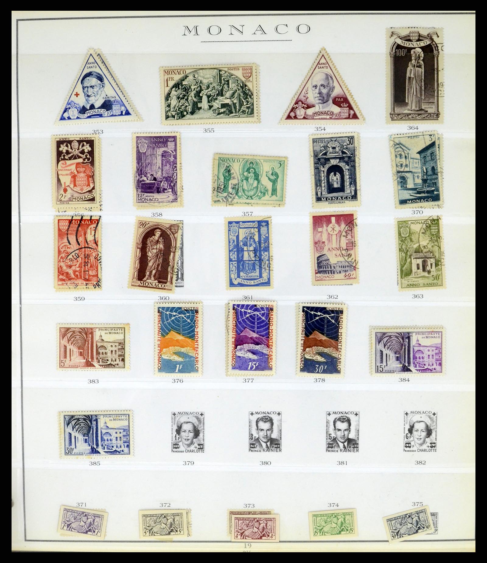 37437 035 - Stamp collection 37437 Monaco 1885-1996.