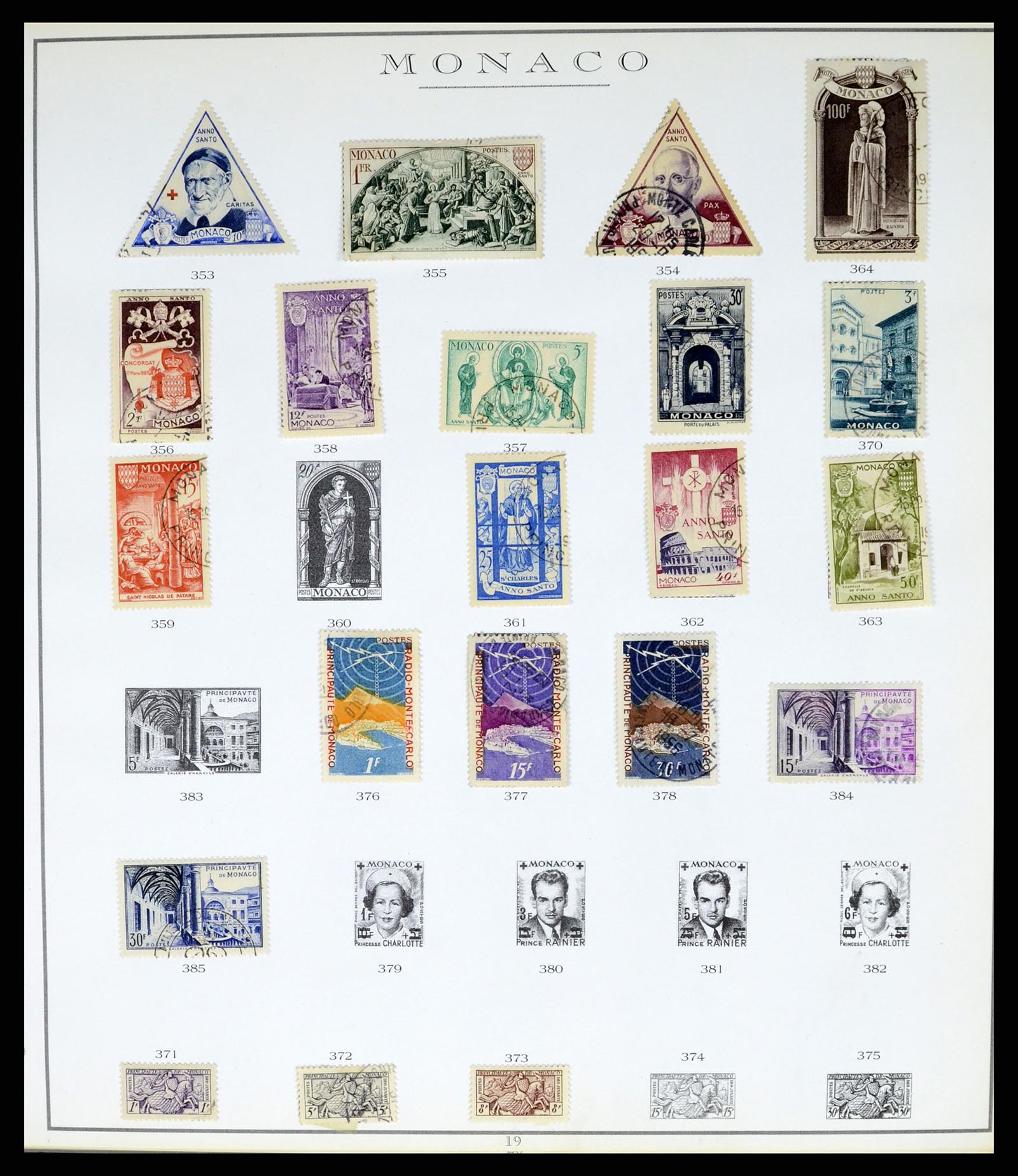 37437 036 - Stamp collection 37437 Monaco 1885-1996.
