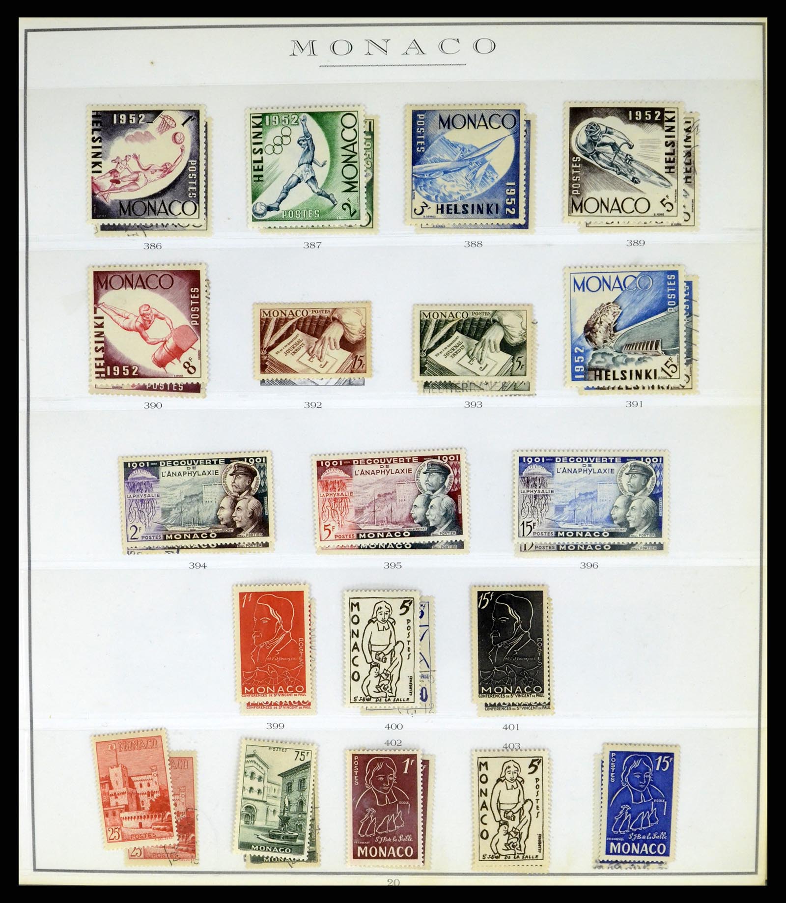 37437 037 - Stamp collection 37437 Monaco 1885-1996.