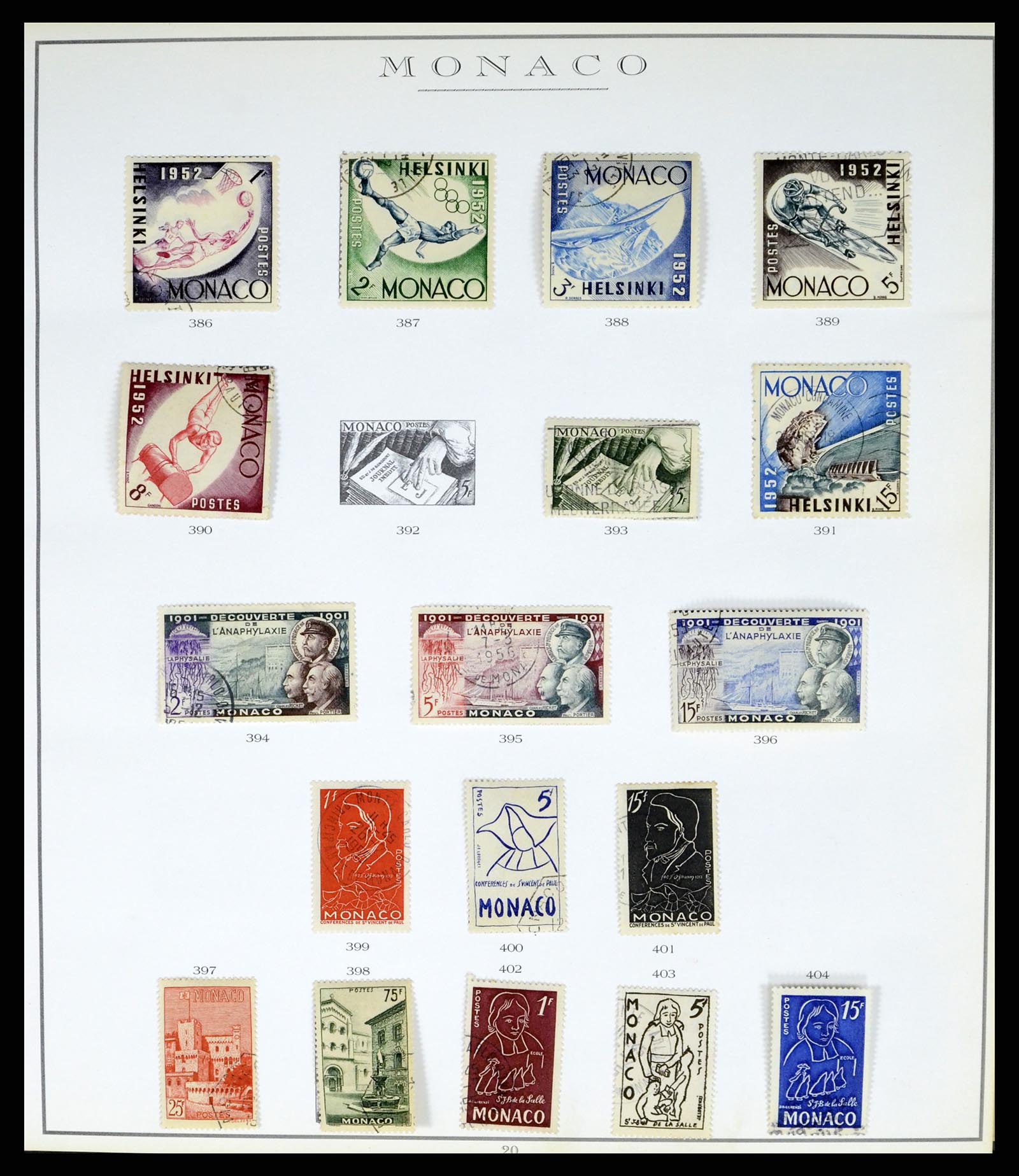 37437 038 - Stamp collection 37437 Monaco 1885-1996.