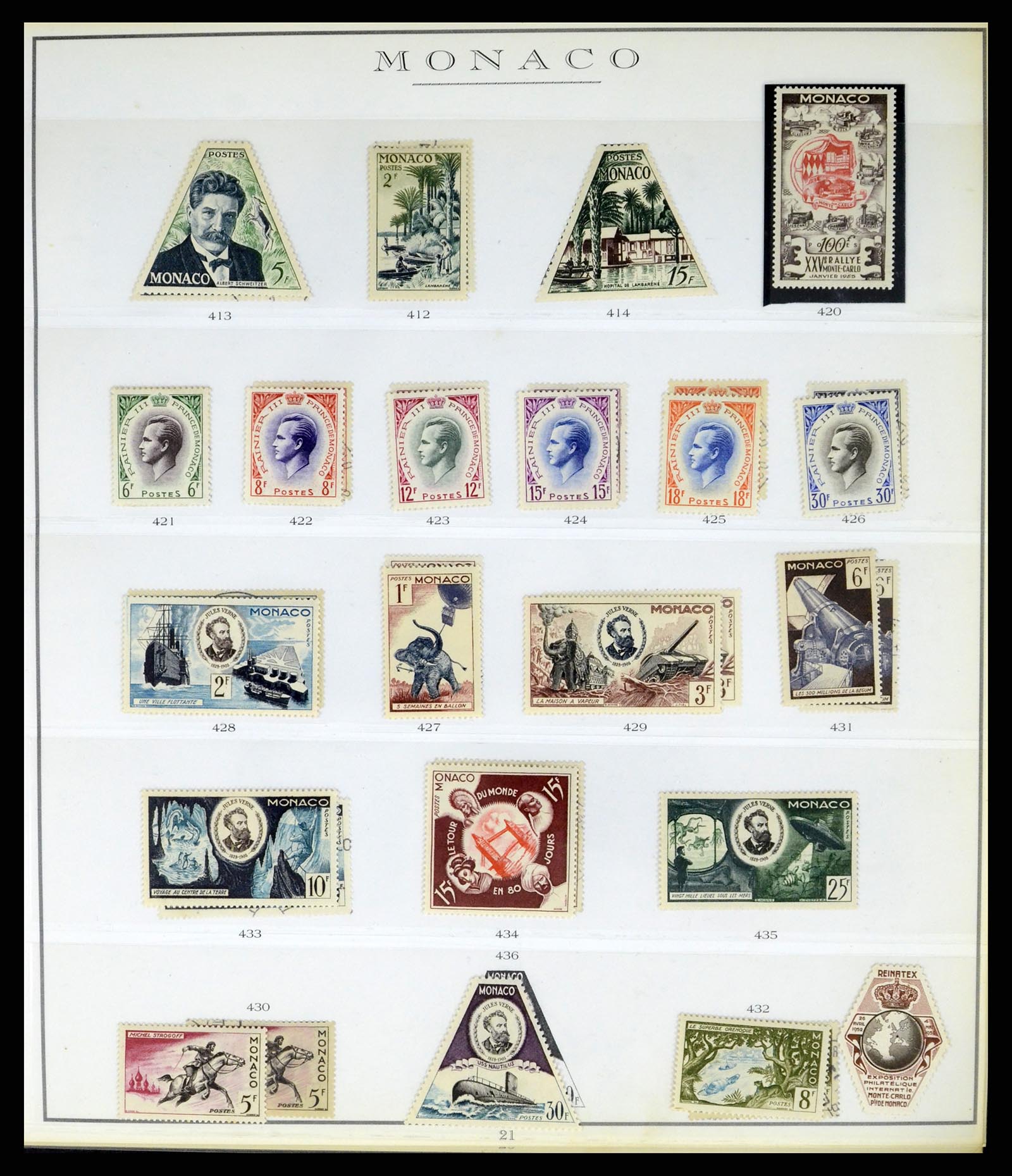37437 039 - Stamp collection 37437 Monaco 1885-1996.