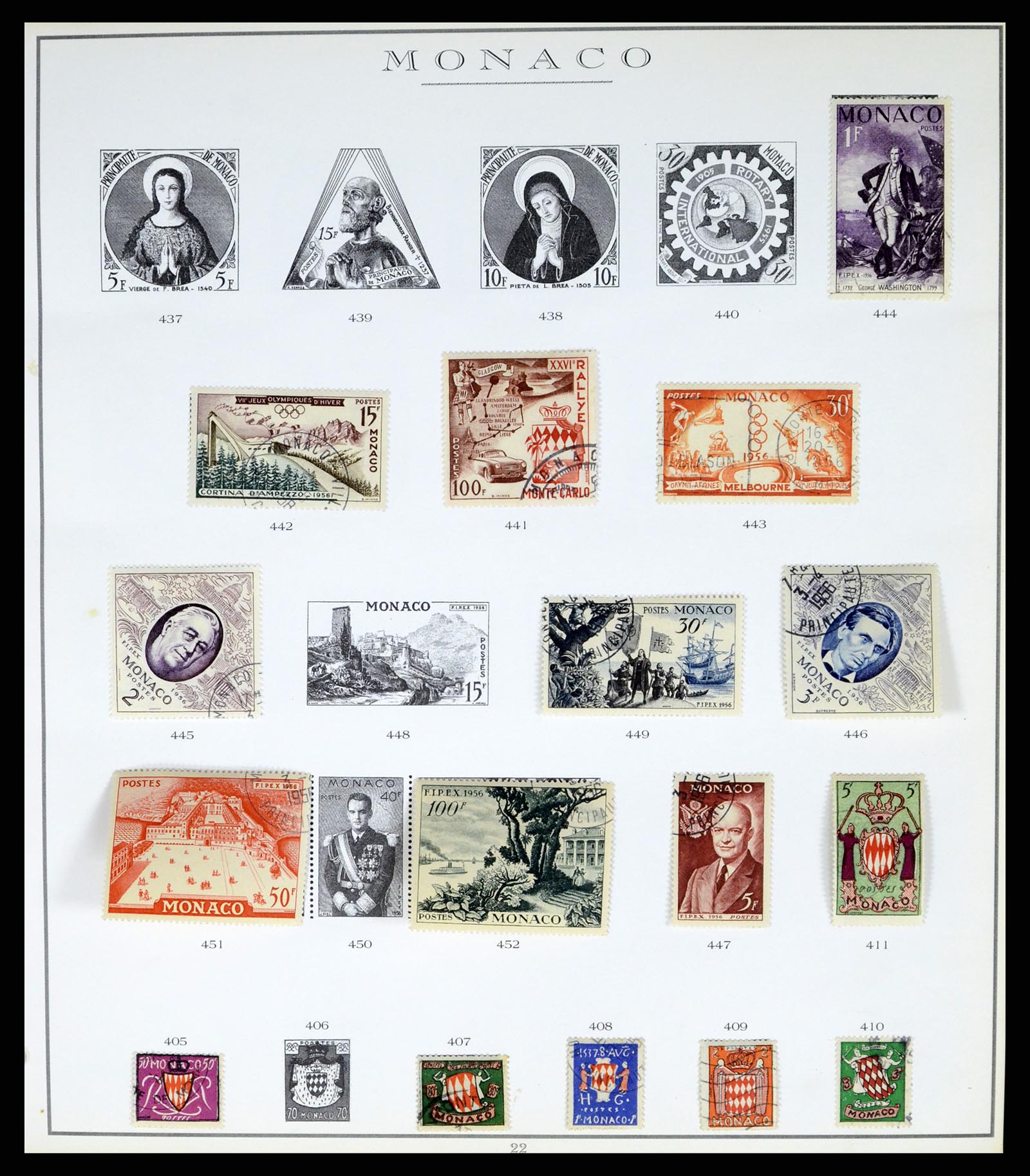 37437 042 - Stamp collection 37437 Monaco 1885-1996.